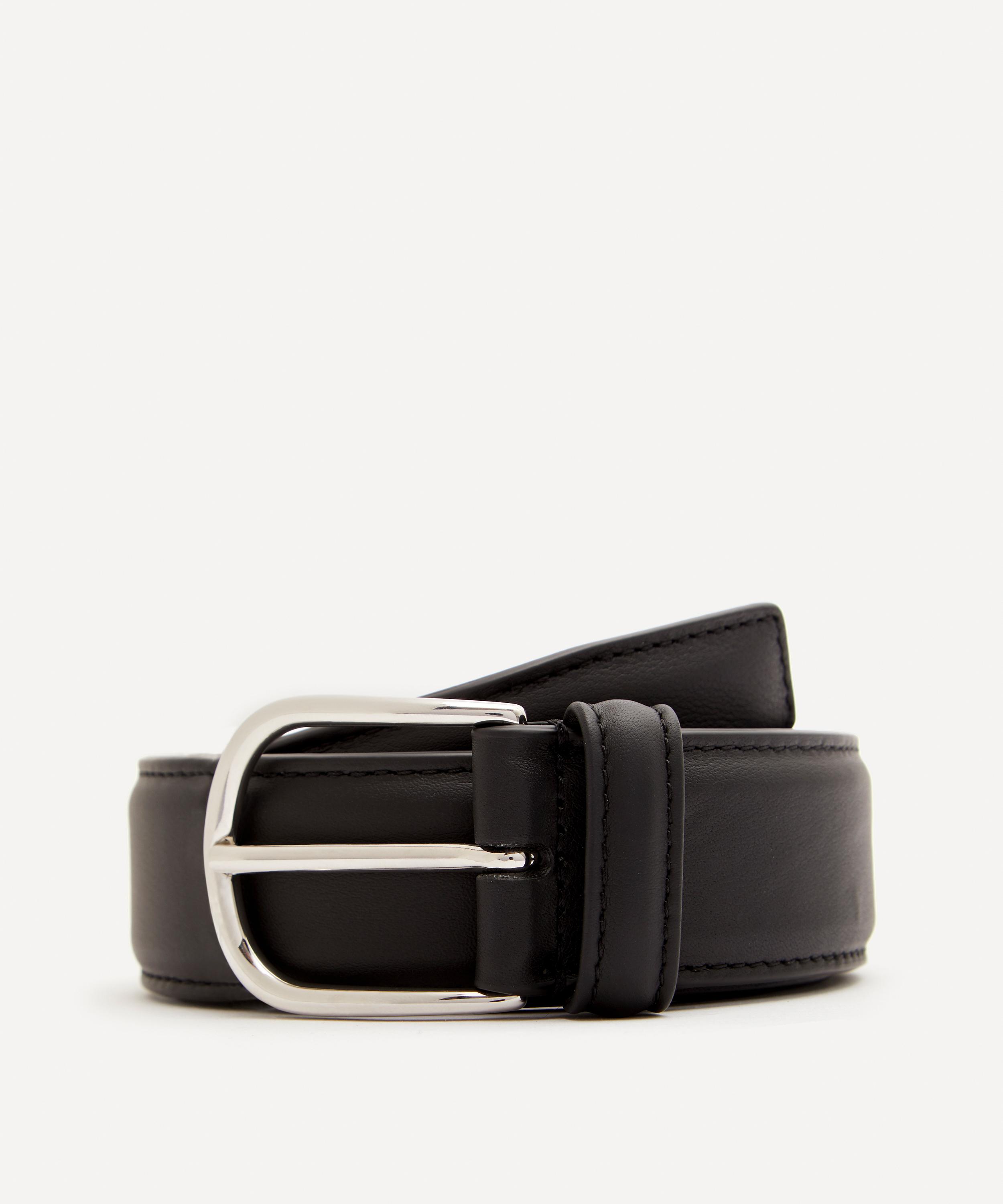Anderson's - Stitch-Trimmed Nappa Leather Belt image number 0