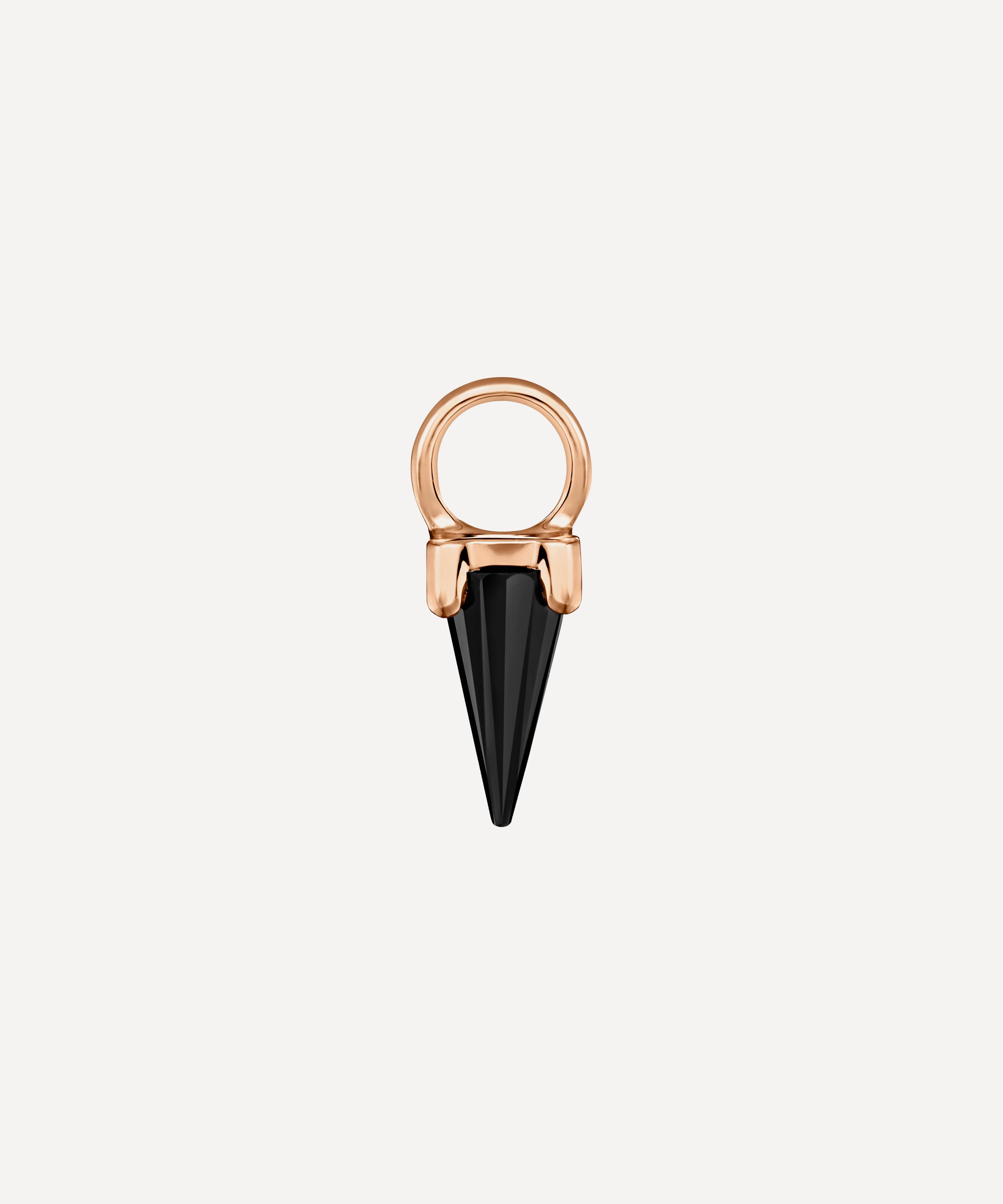 Maria Tash - 18ct 4mm Black Moissanite Spike Charm image number 0