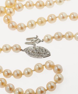 Kojis - 18ct Gold Vintage Saltwater Pearl Necklace image number 2