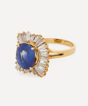 Kojis - 18ct Gold Sapphire and Diamond Ballerina Ring image number 2