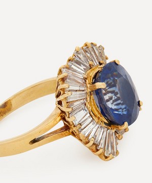 Kojis - 18ct Gold Sapphire and Diamond Ballerina Ring image number 3