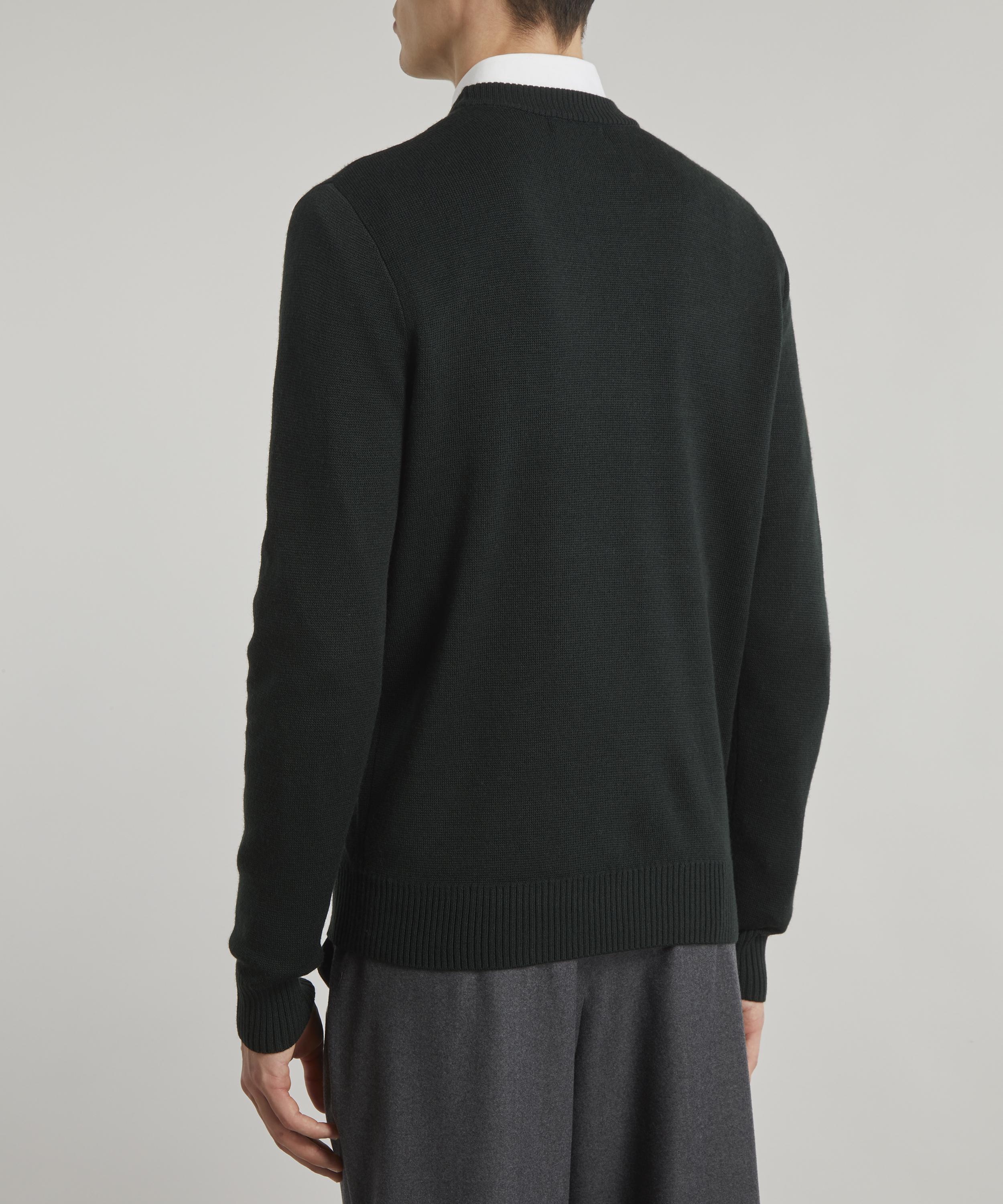 Fred perry black v best sale neck jumper