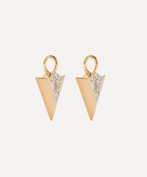 Annoushka - 18ct Gold Flight Arrow Diamond Earring Drops image number 1