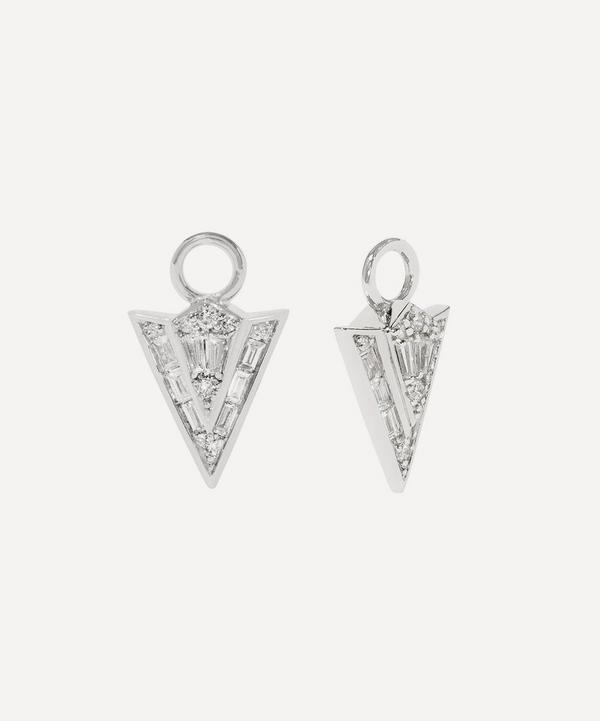 Annoushka - 18ct White Gold Flight Arrow Diamond Earring Drops