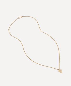 Annoushka - 18ct Gold Deco Arrow Diamond Pendant Necklace image number 1