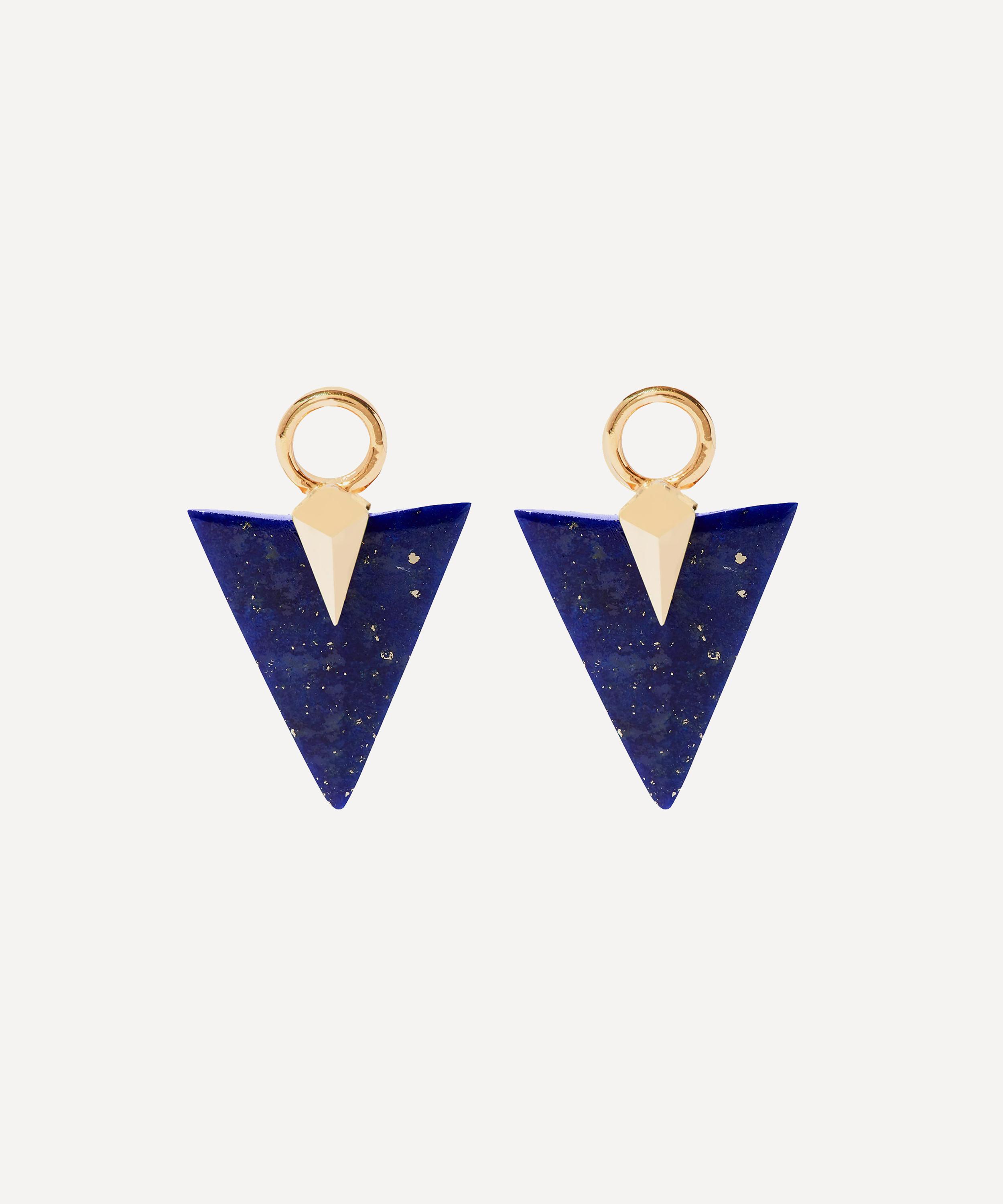 Annoushka - 18ct Gold Flight Arrow Lapis Lazuli Earring Drops image number 0