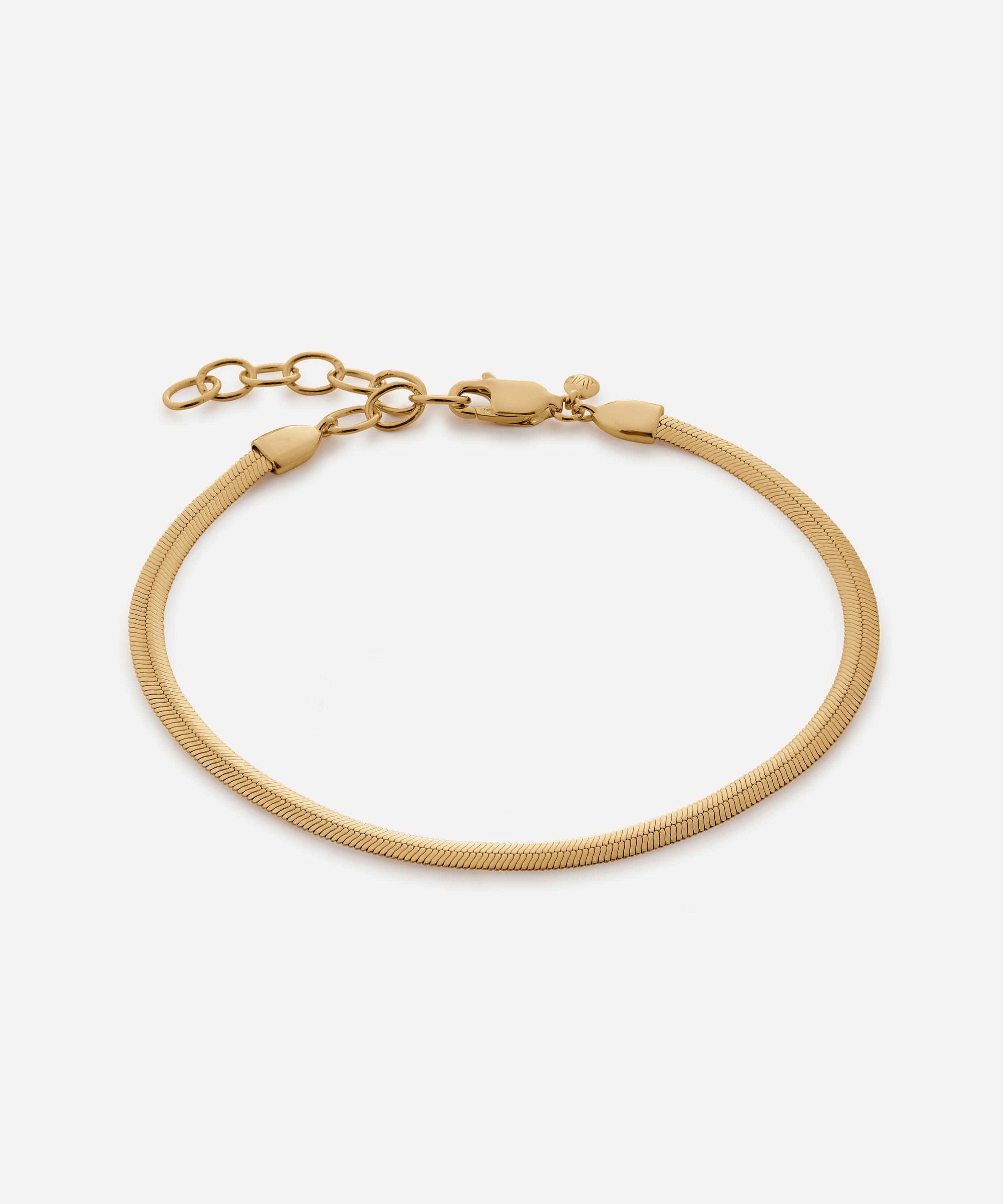 Monica Vinader - 18ct Gold-Plated Vermeil Silver Snake Chain Bracelet image number 0