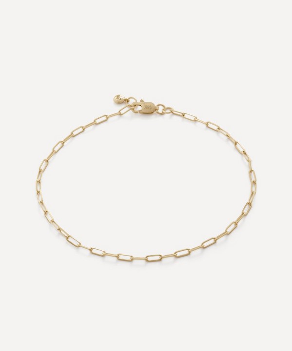 Monica Vinader - 14ct Gold Paperclip Chain Bracelet image number null