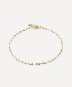 Monica Vinader - 14ct Gold Paperclip Chain Bracelet image number 0