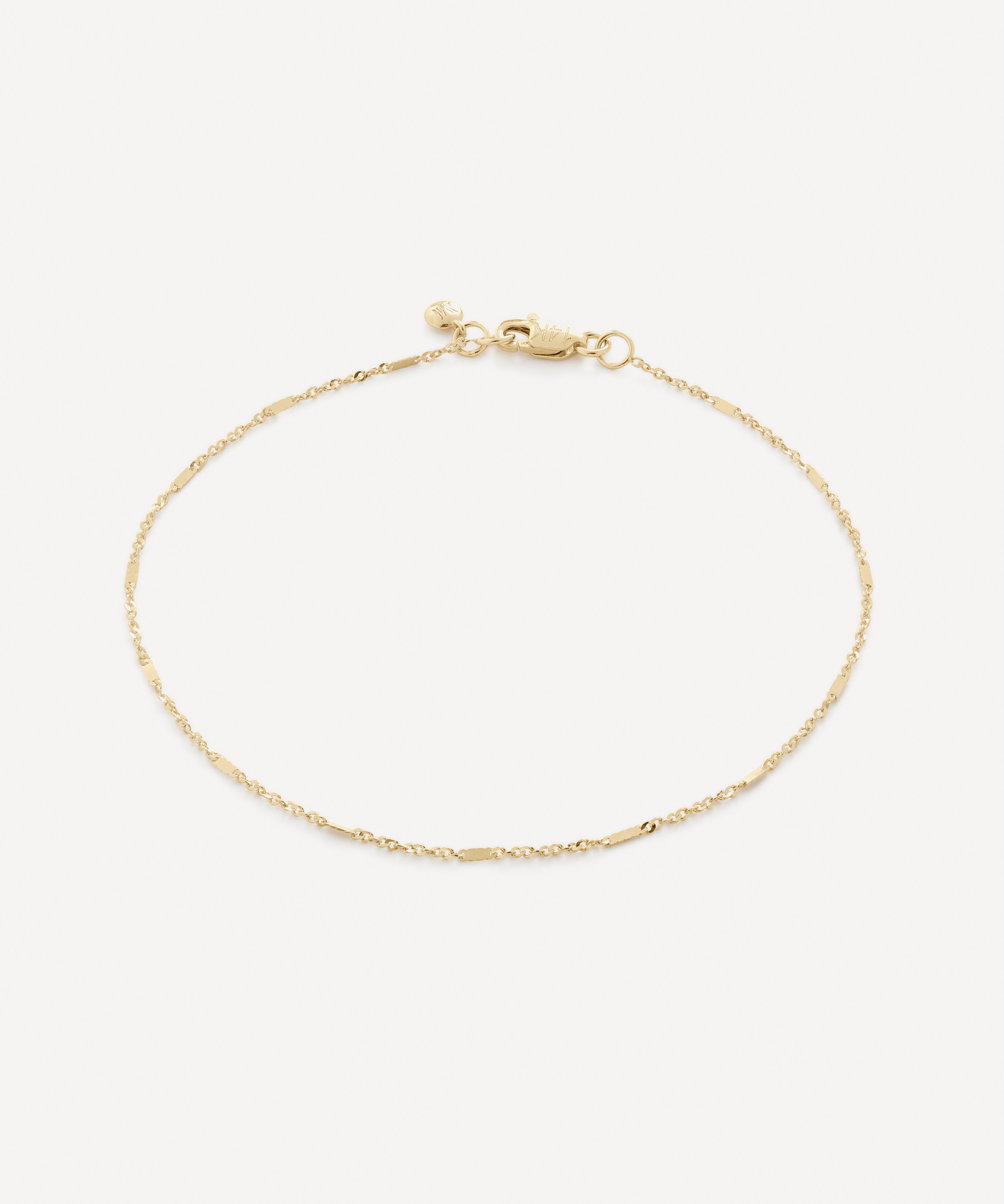 Monica Vinader - 14ct Gold Shimmer Chain Bracelet image number 0