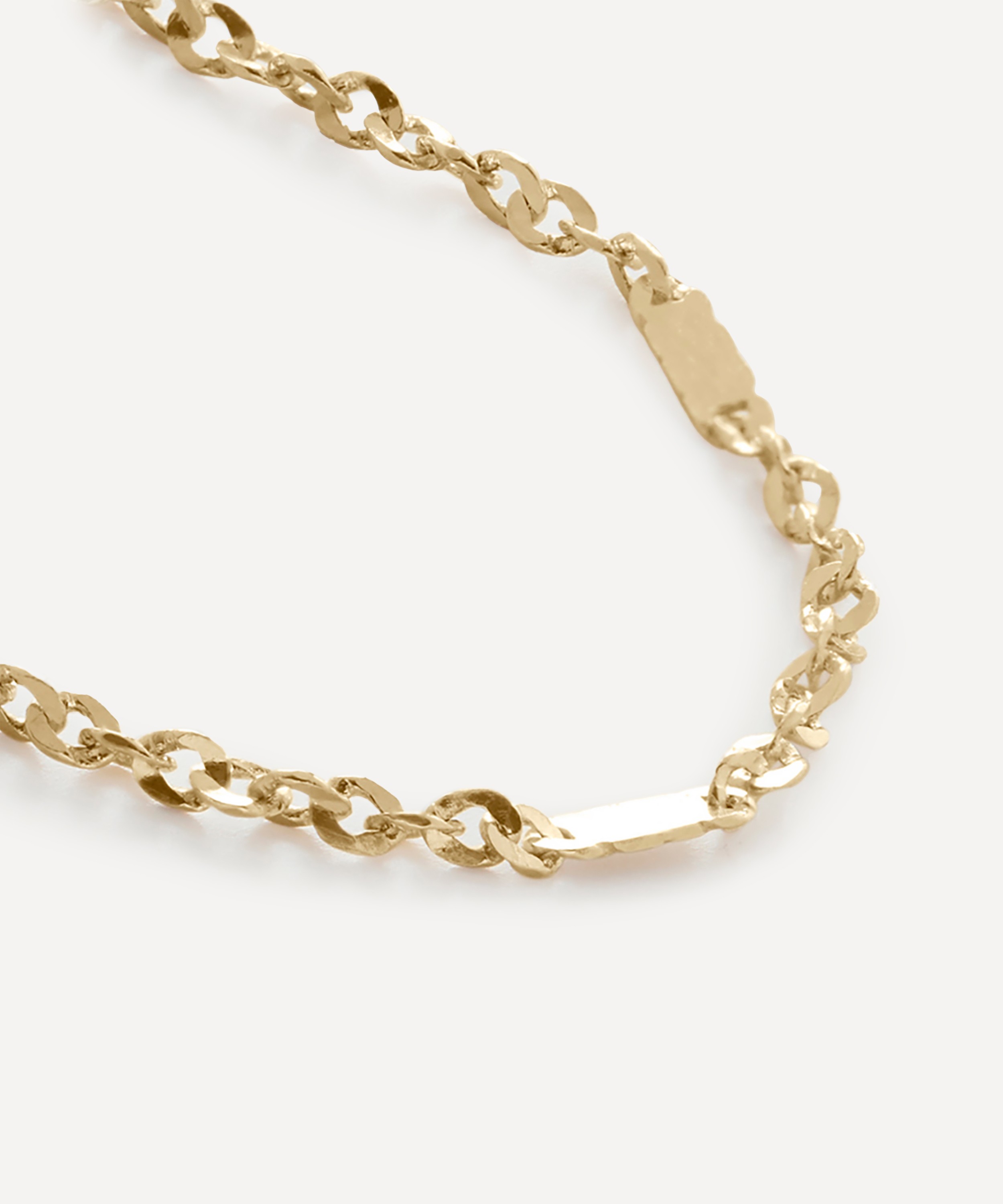 Monica Vinader - 14ct Gold Shimmer Chain Bracelet image number 2