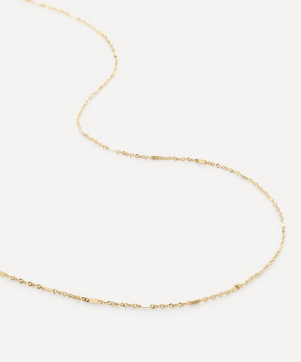 Monica Vinader - 14ct Gold Shimmer Chain Necklace image number null