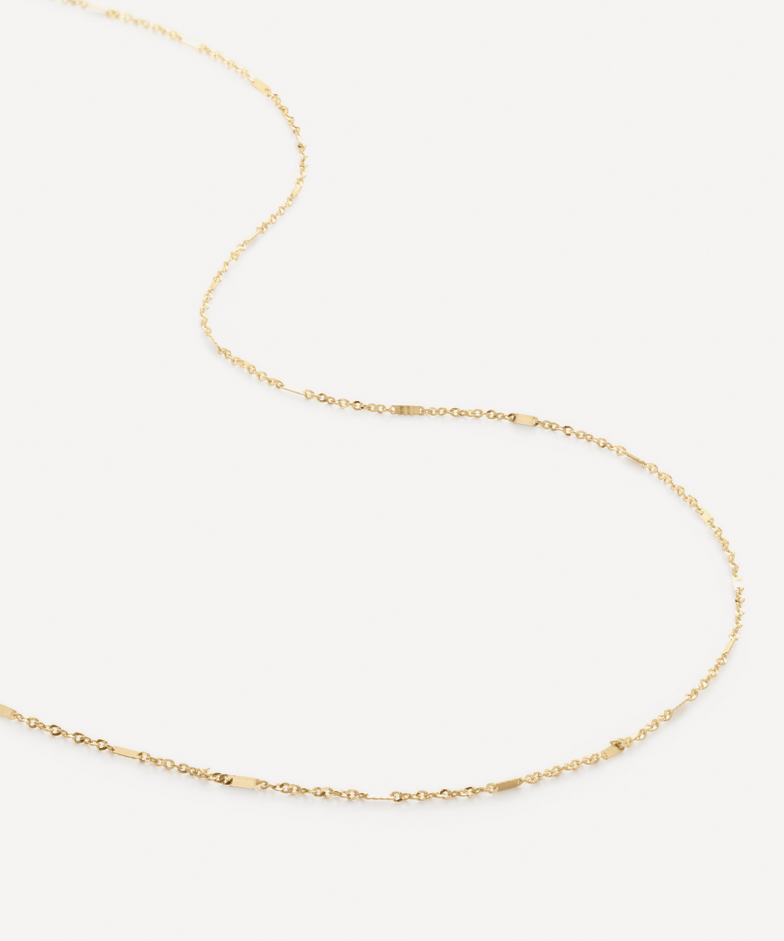 Monica Vinader - 14ct Gold Shimmer Chain Necklace image number 0