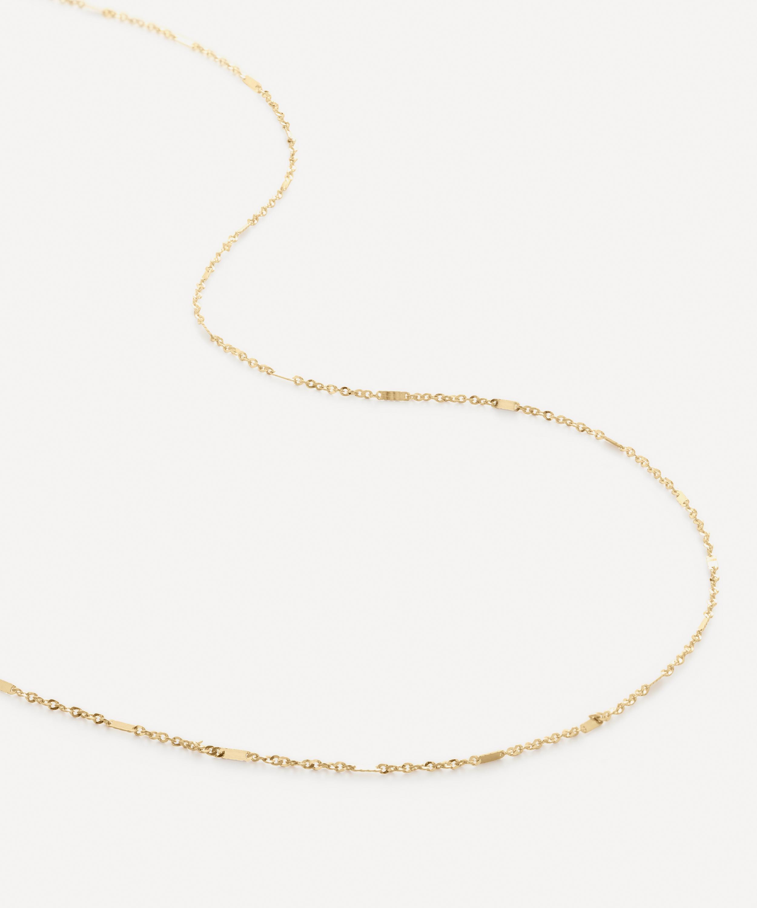 Monica Vinader - 14ct Gold Shimmer Chain Necklace image number 0