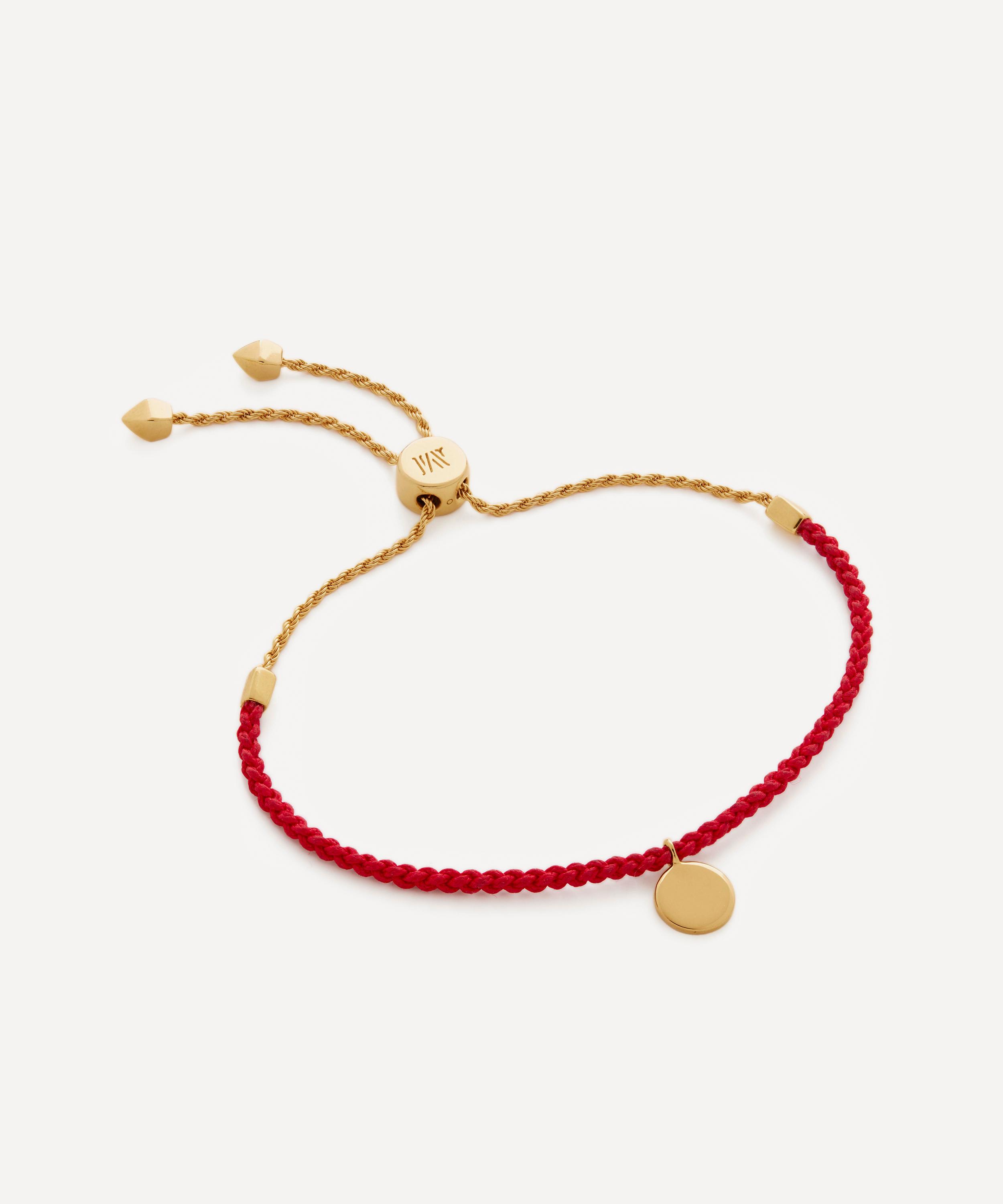 Monica Vinader - 18ct Gold-Plated Vermeil Silver Linear Disc Friendship Chain Bracelet image number 0