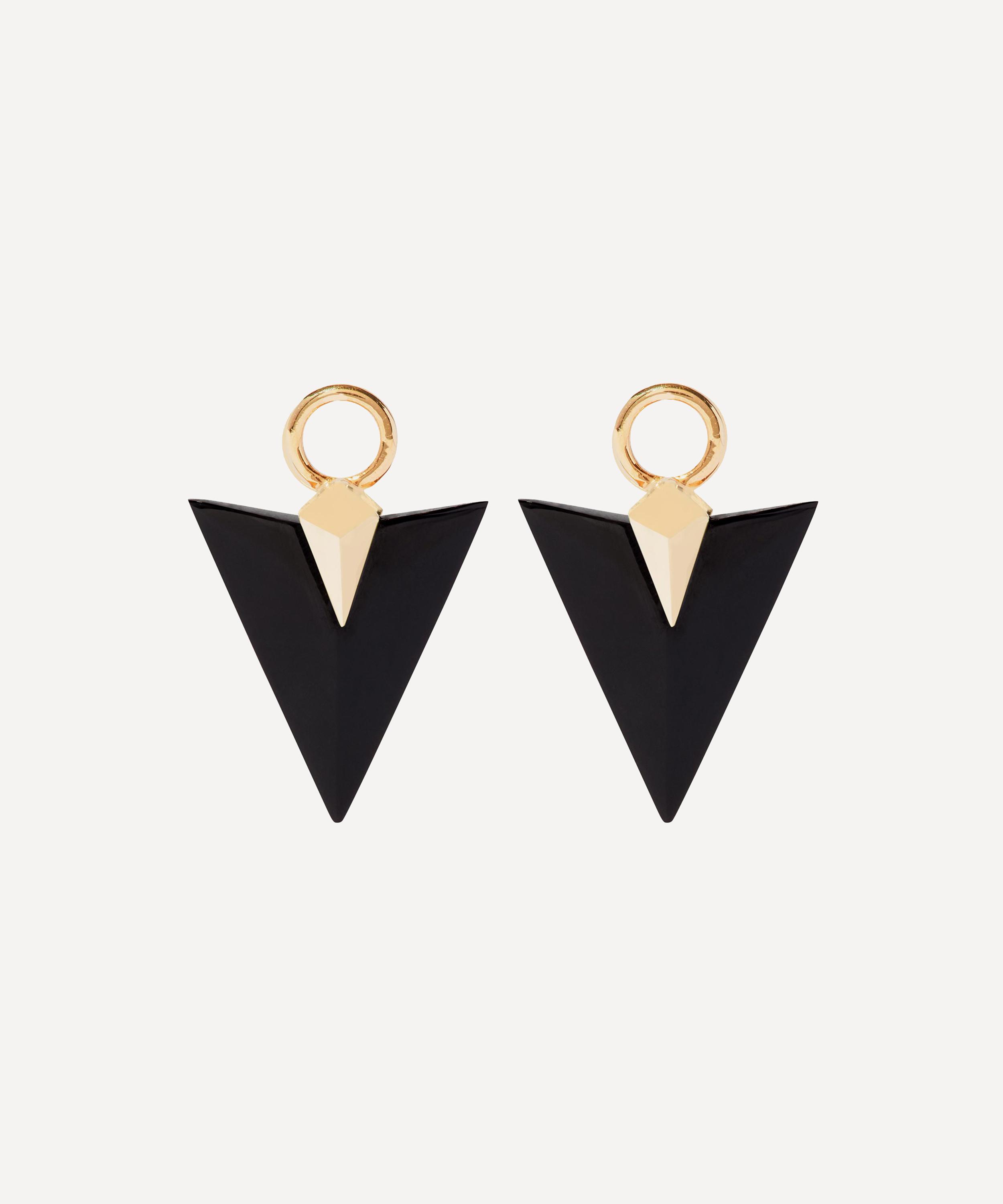 Annoushka - 18ct Gold Flight Arrow Black Onyx Earring Drops