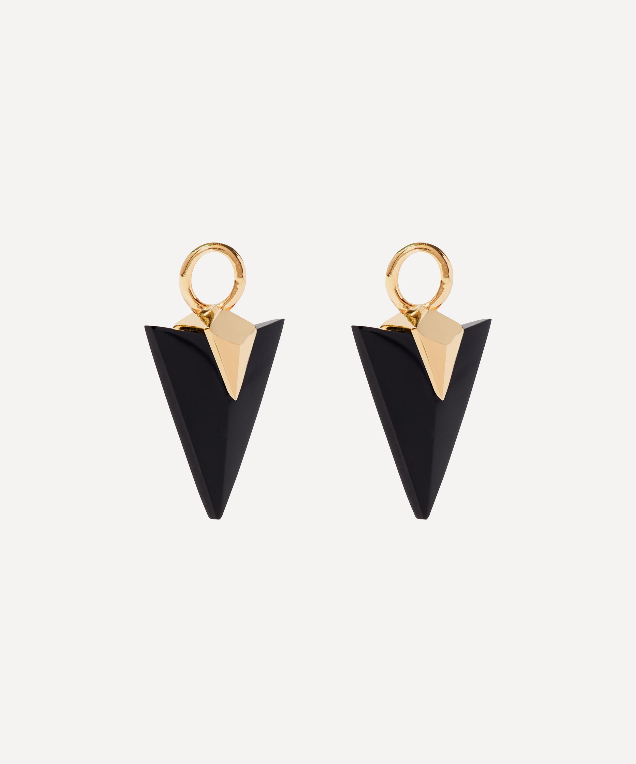 Annoushka - 18ct Gold Flight Arrow Black Onyx Earring Drops image number 1