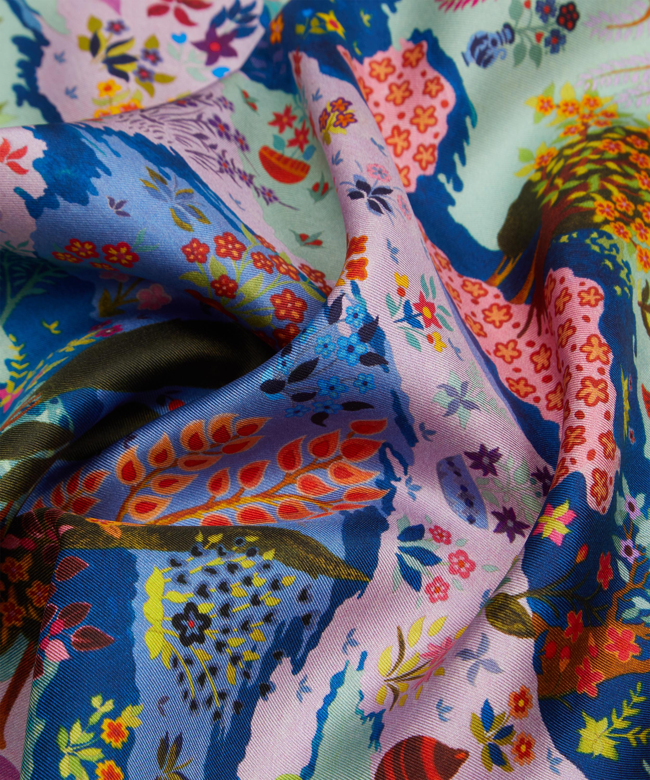 Liberty - Persian Gardens Silk Twill Scarf image number 4