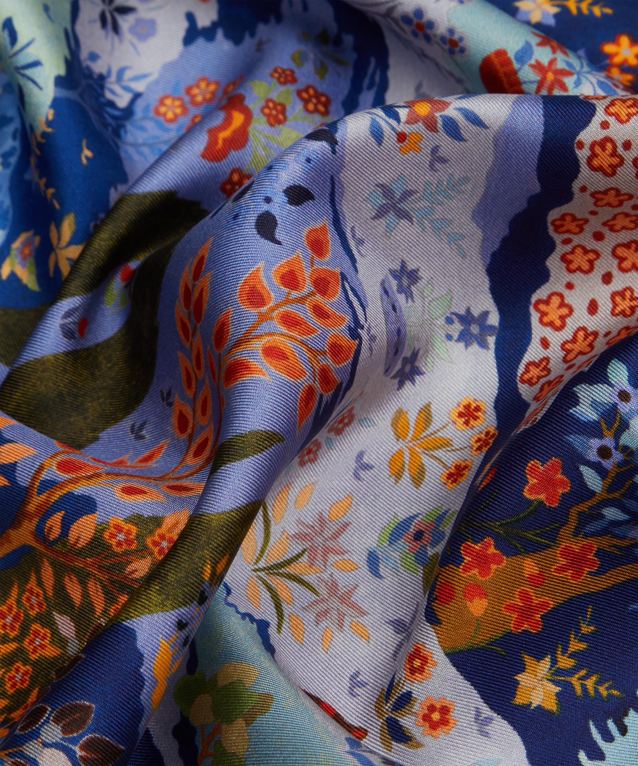 Liberty - Persian Gardens Silk Twill Scarf image number 4