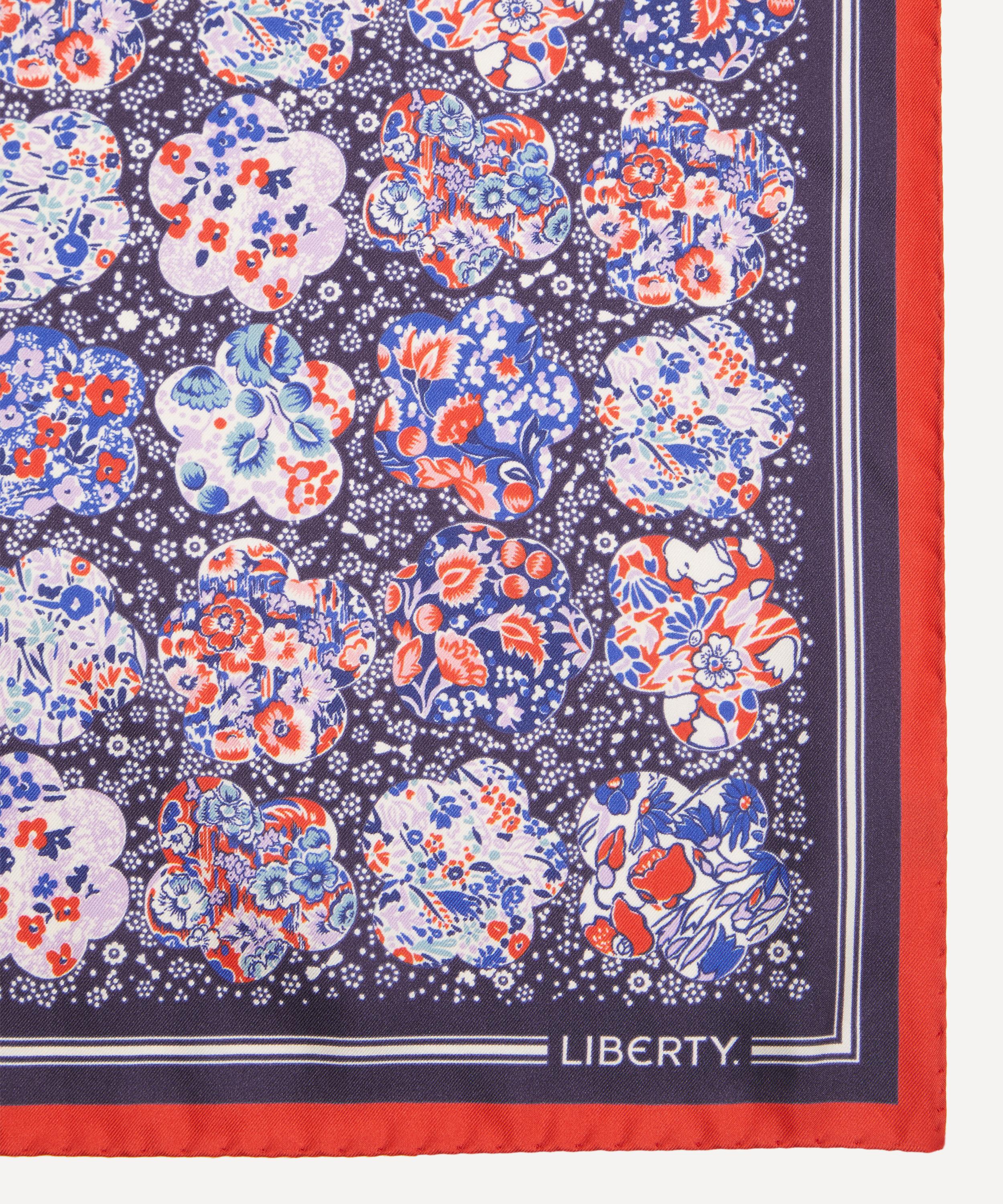 Liberty - Sky Garden 45x45 Silk Twill Scarf image number 3
