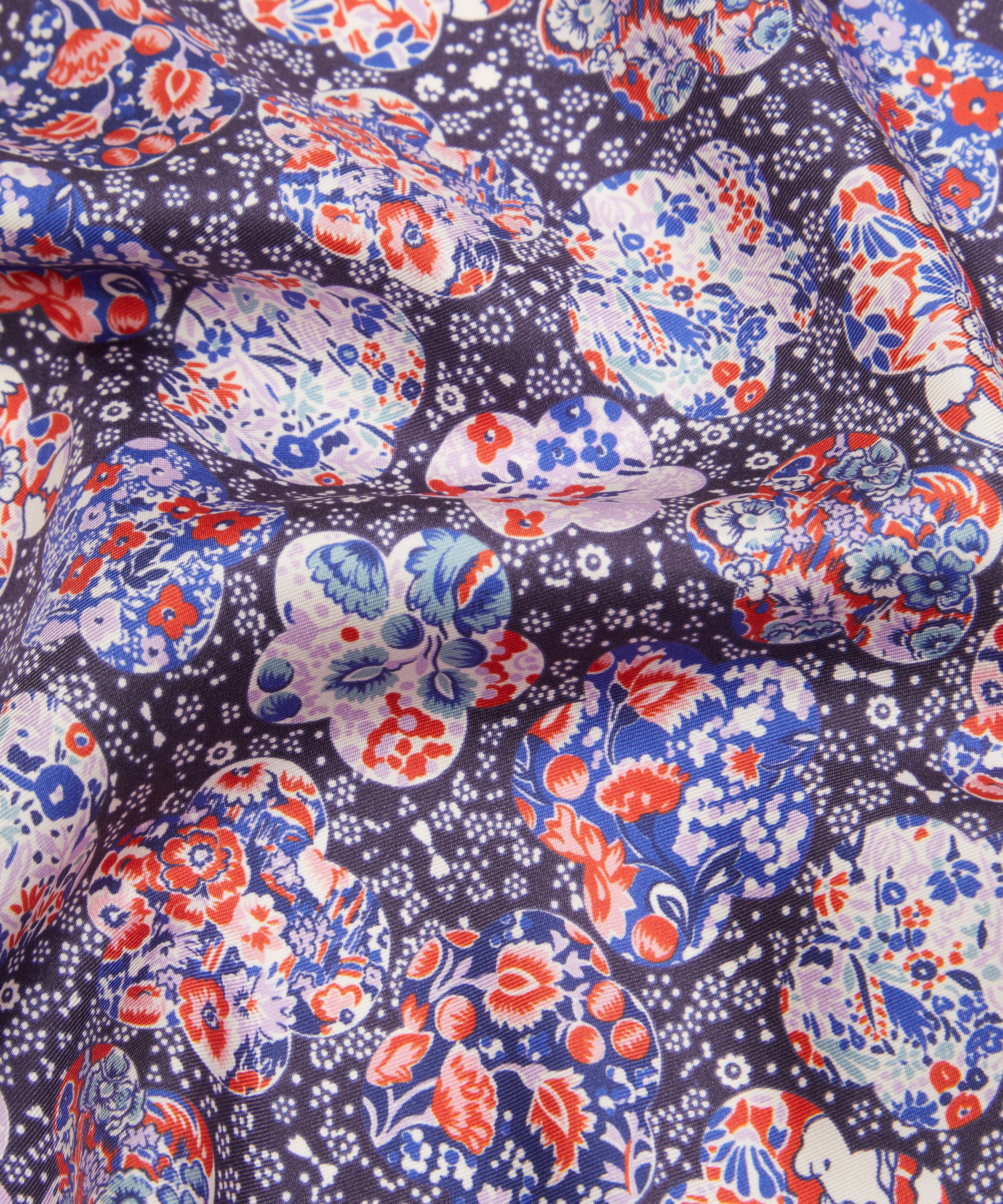 Liberty - Sky Garden 45x45 Silk Twill Scarf image number 4