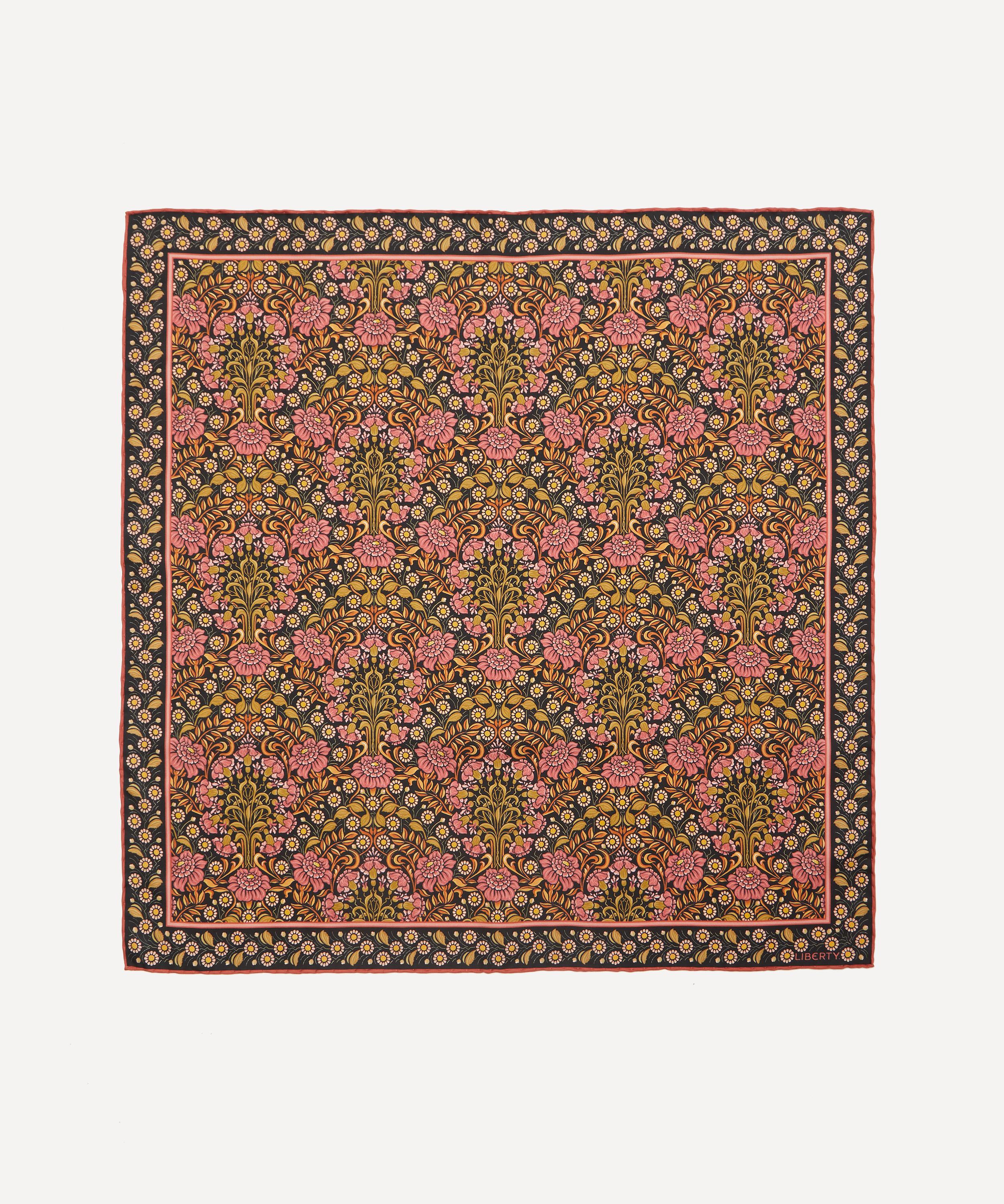 Liberty - Daisy Chain Silk Twill Scarf image number 0