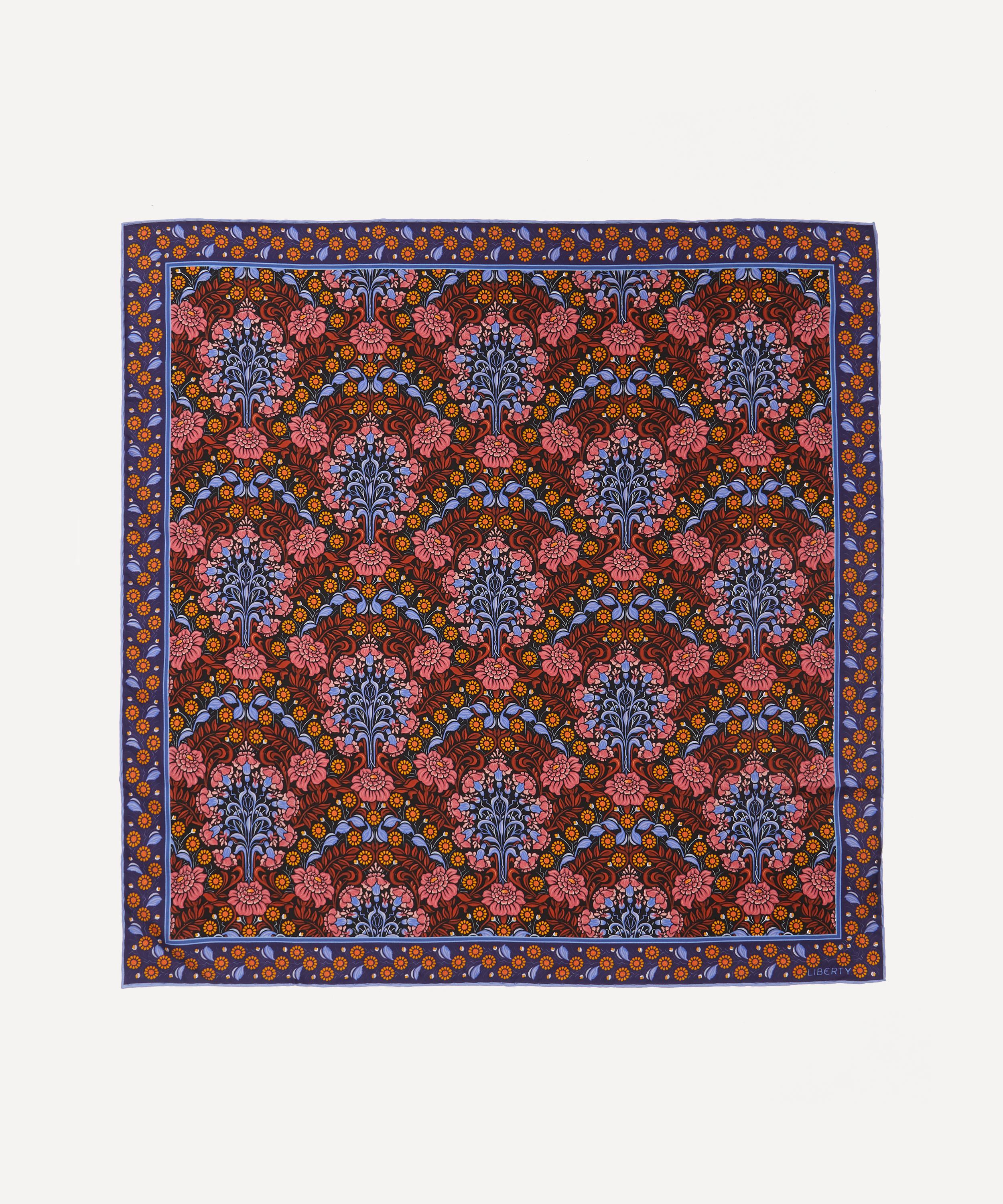 Liberty - Daisy Chain Silk Twill Scarf image number 0