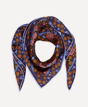 Liberty - Daisy Chain Silk Twill Scarf image number 1