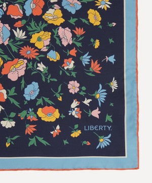 Liberty - Poppy Dawn Silk Twill Scarf image number 3