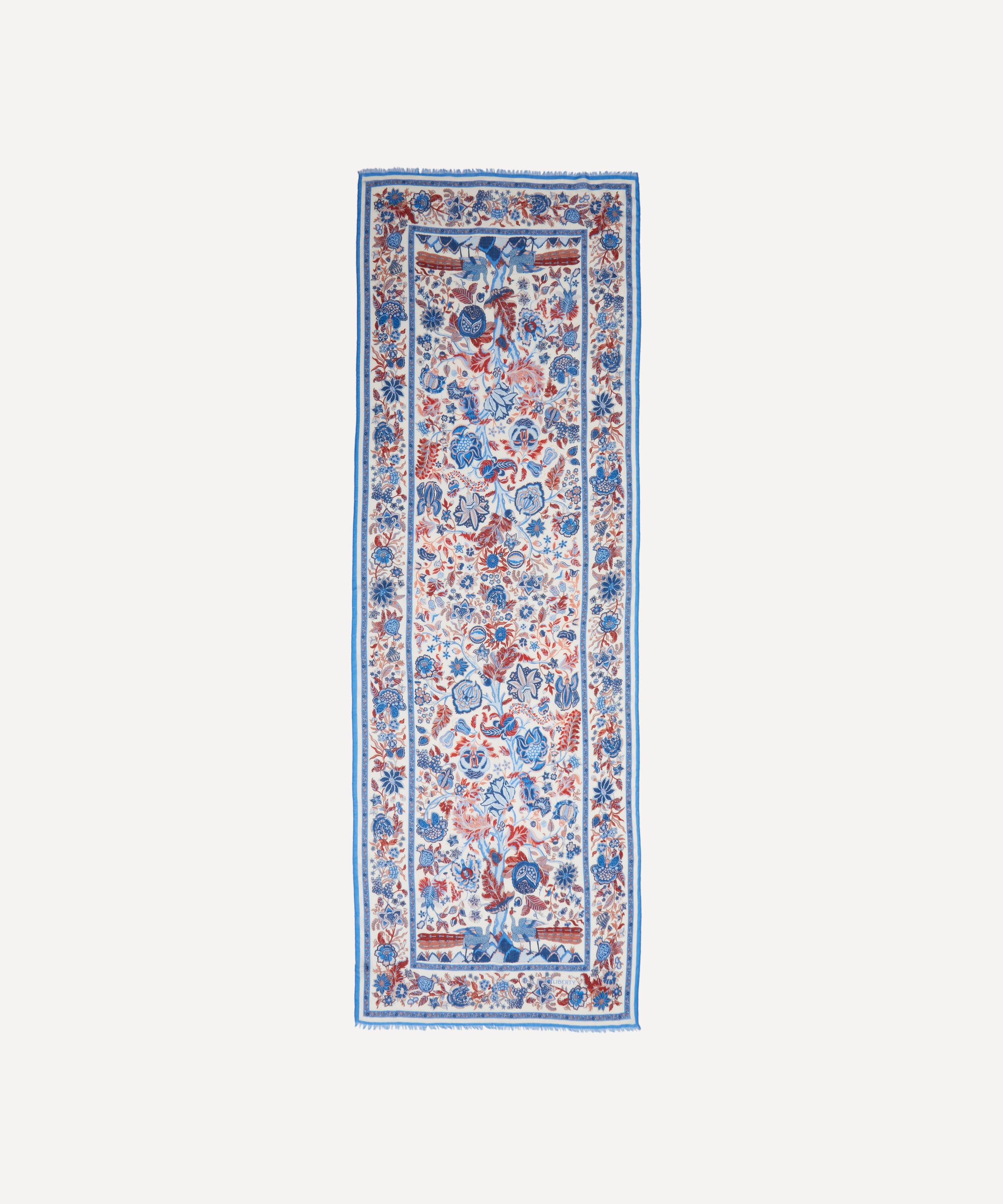 Liberty - Tree of Life Cashmere-Wool Scarf image number 0