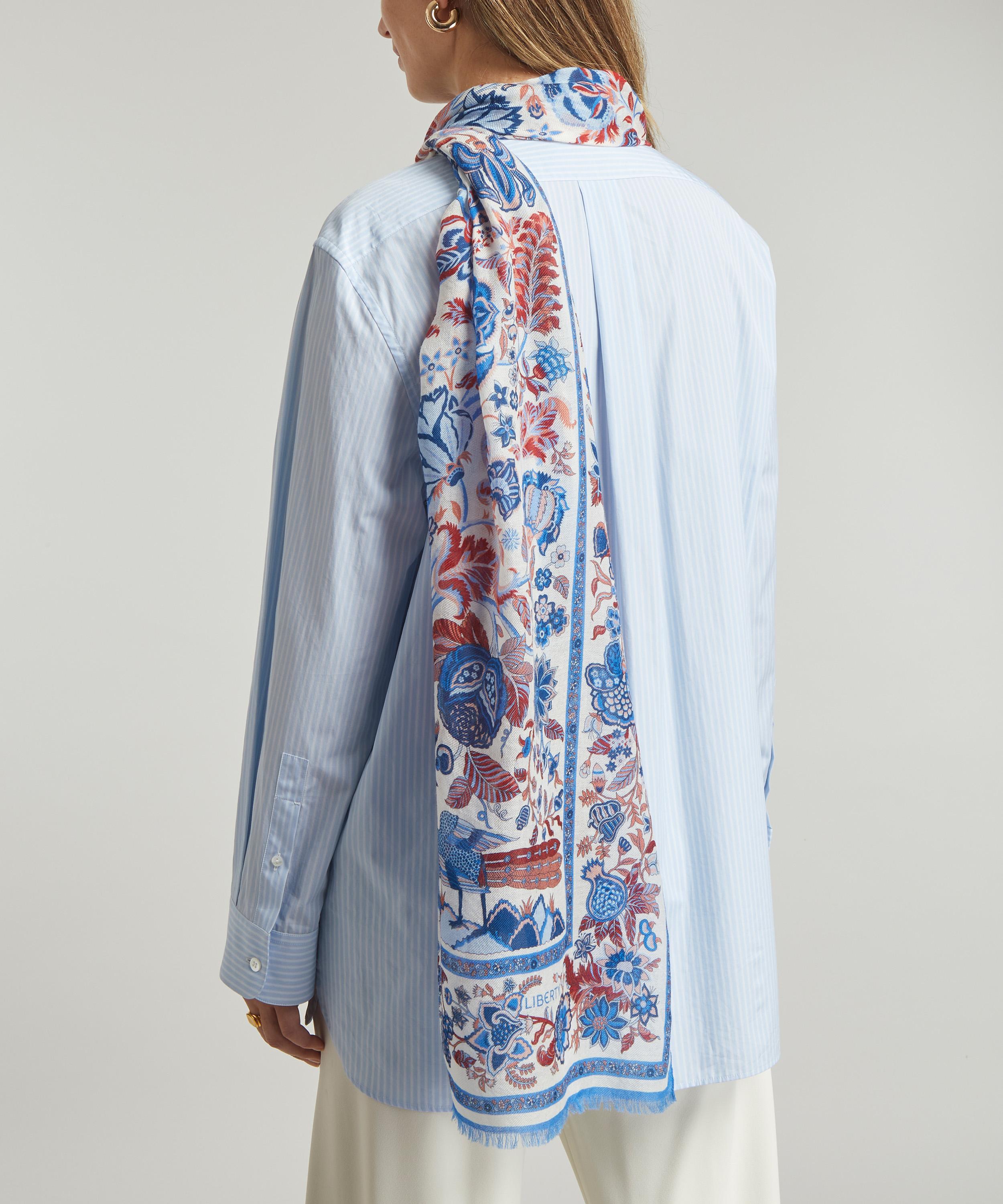 Liberty - Tree of Life Cashmere-Wool Scarf image number 1