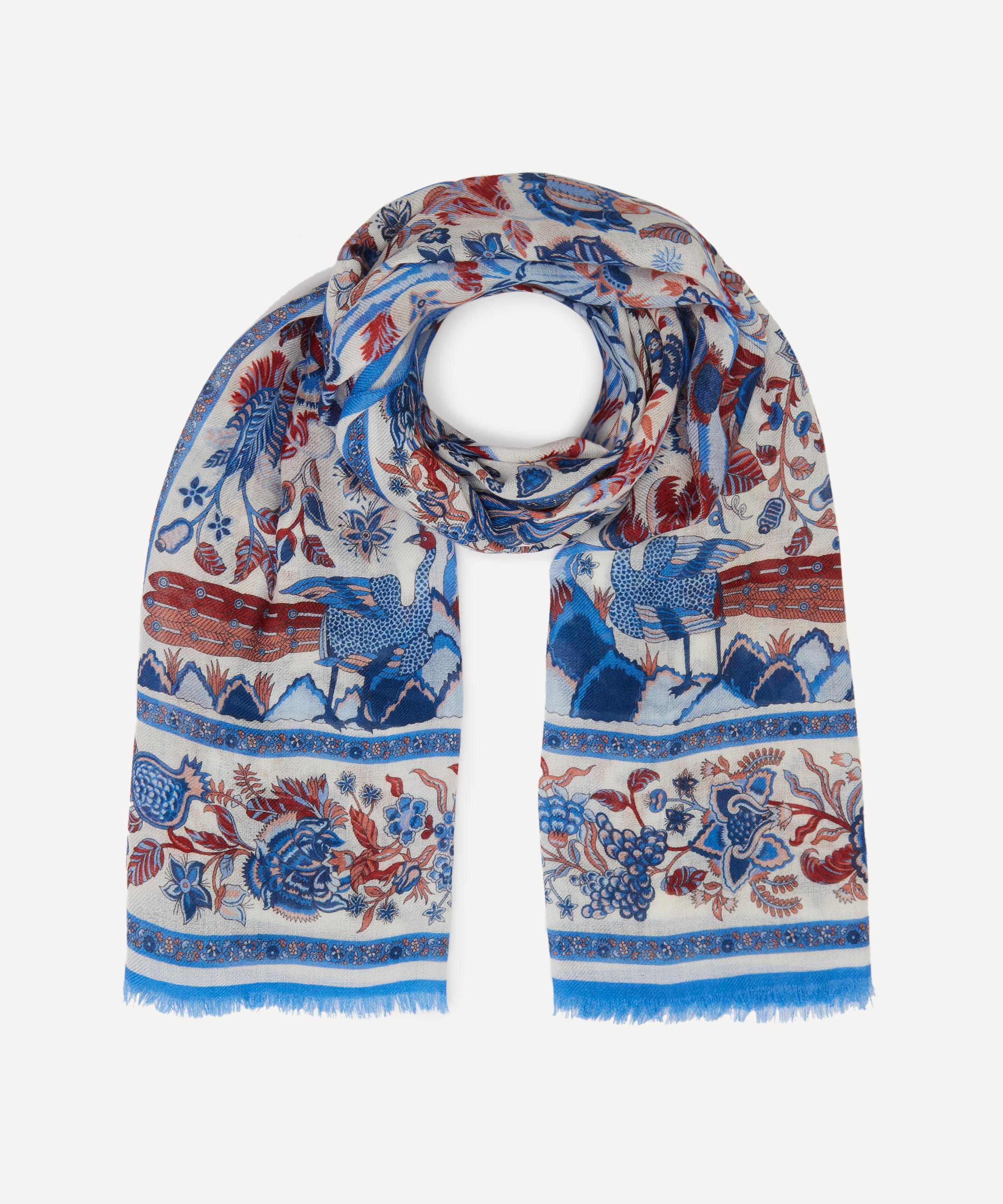 Liberty - Tree of Life Cashmere-Wool Scarf image number 2