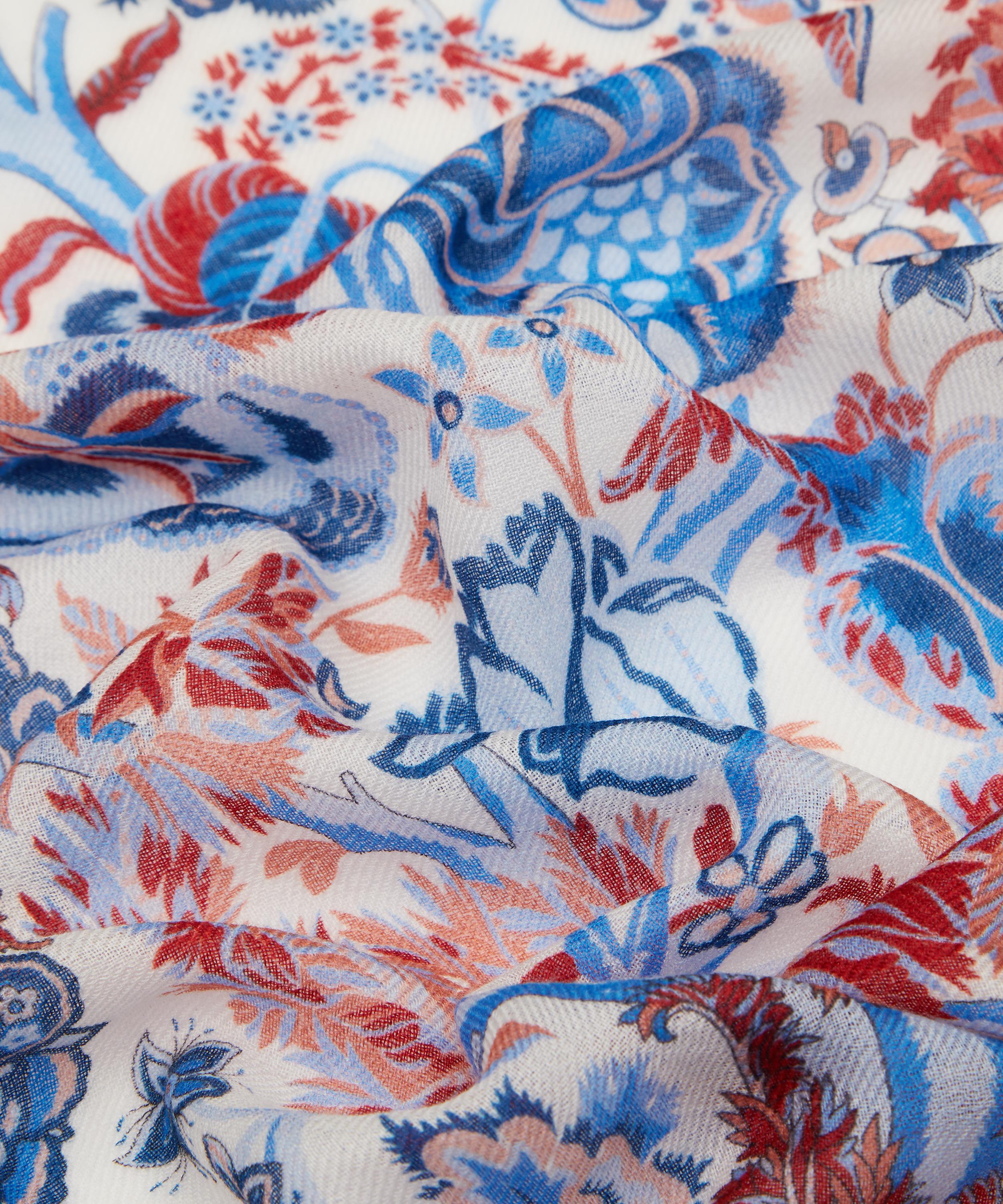Liberty - Tree of Life Cashmere-Wool Scarf image number 4
