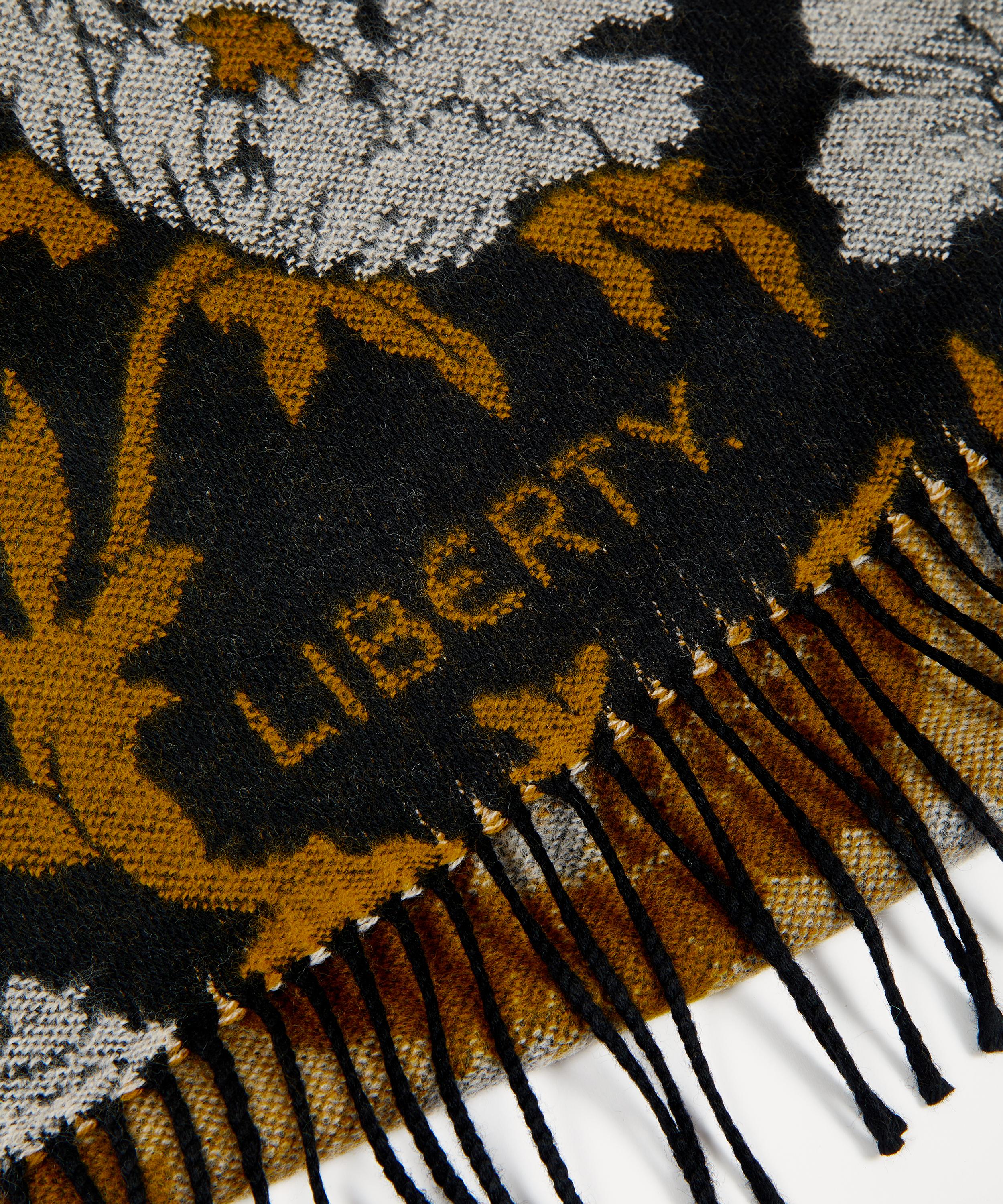 Liberty - Prickly Poppy Wool Scarf image number 3