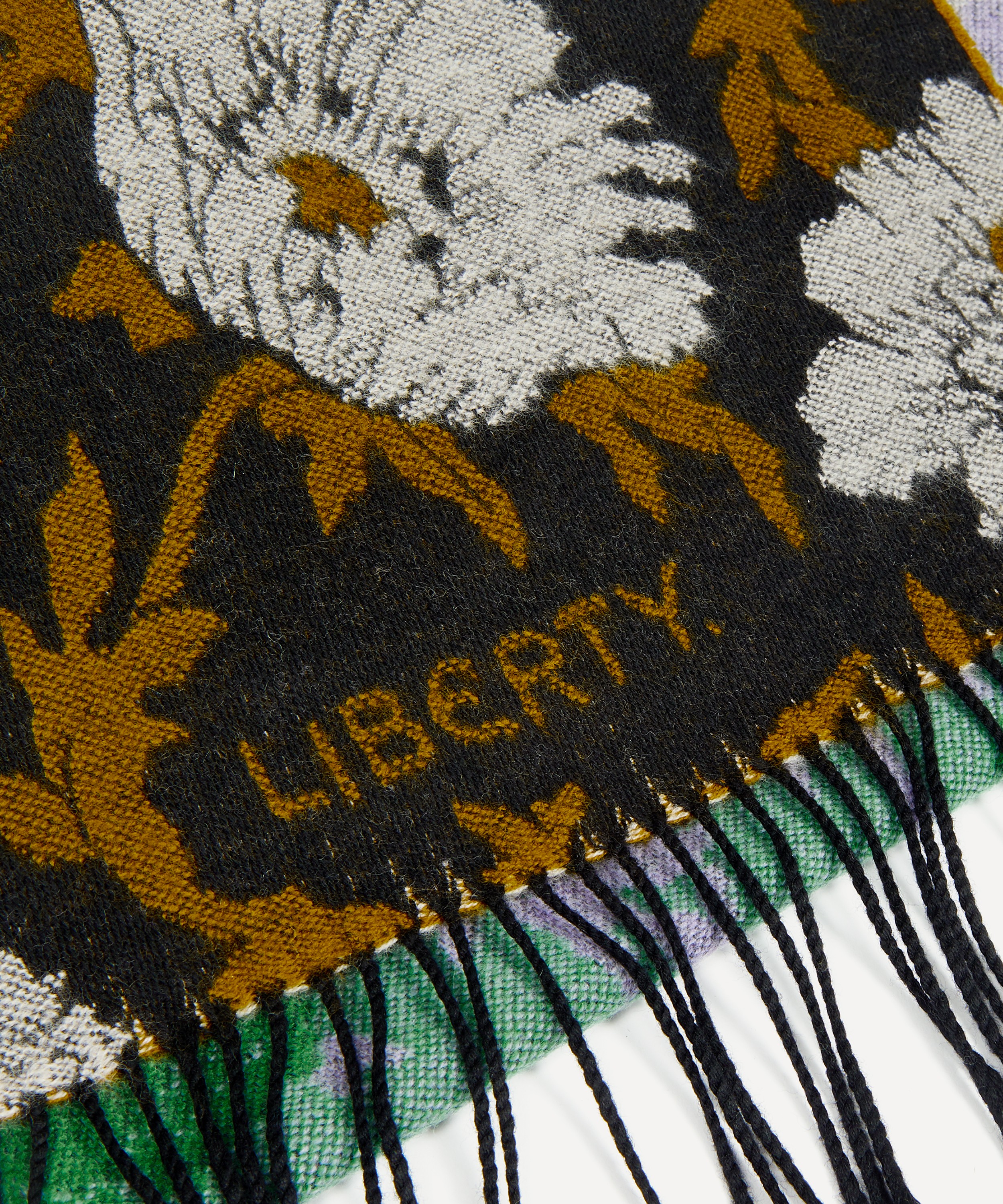 Liberty - Prickly Poppy Wool Scarf image number 3