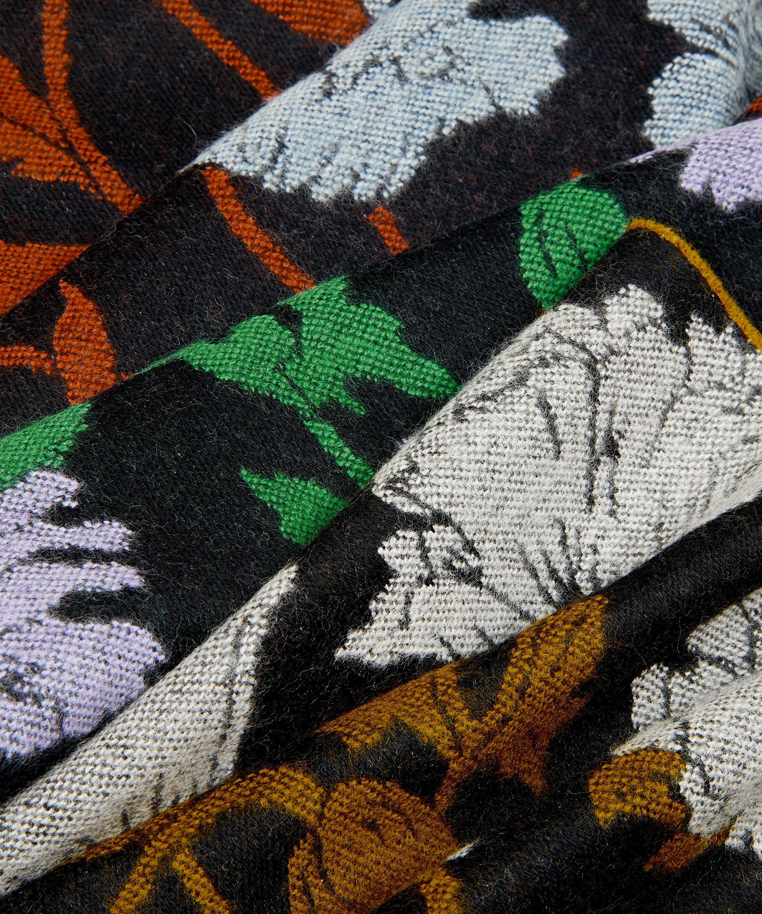 Liberty - Prickly Poppy Wool Scarf image number 4