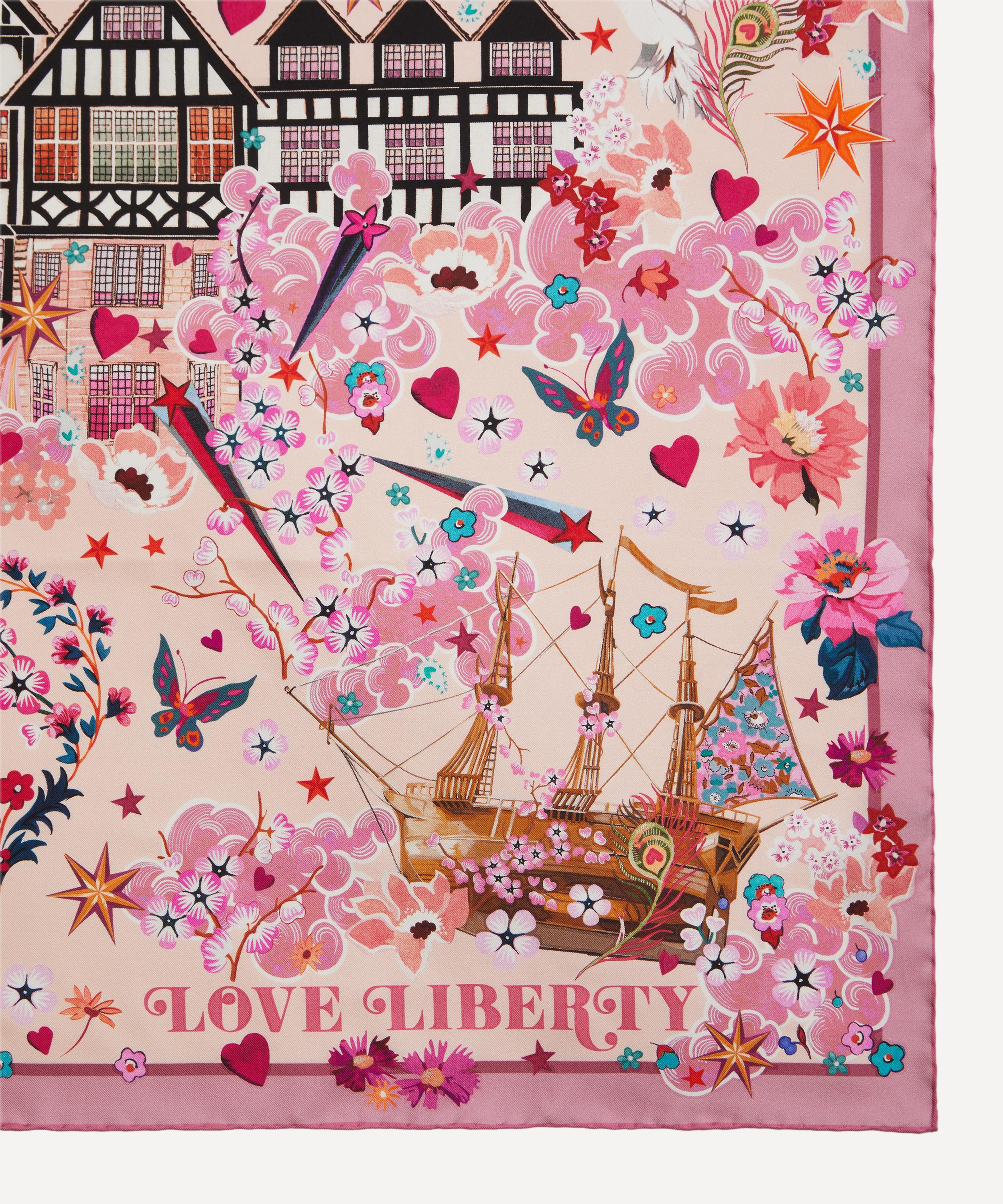 Liberty - Love Scarf 90x90 Silk Twill image number 3