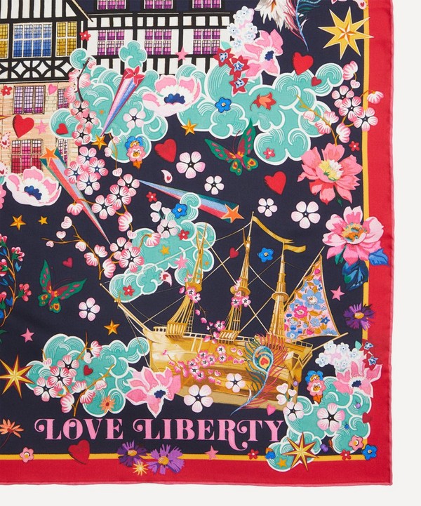 Liberty - Love Scarf 90x90 Silk Twill image number 3