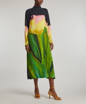 Stine Goya - Millie Night Tulips Print Dress image number 2