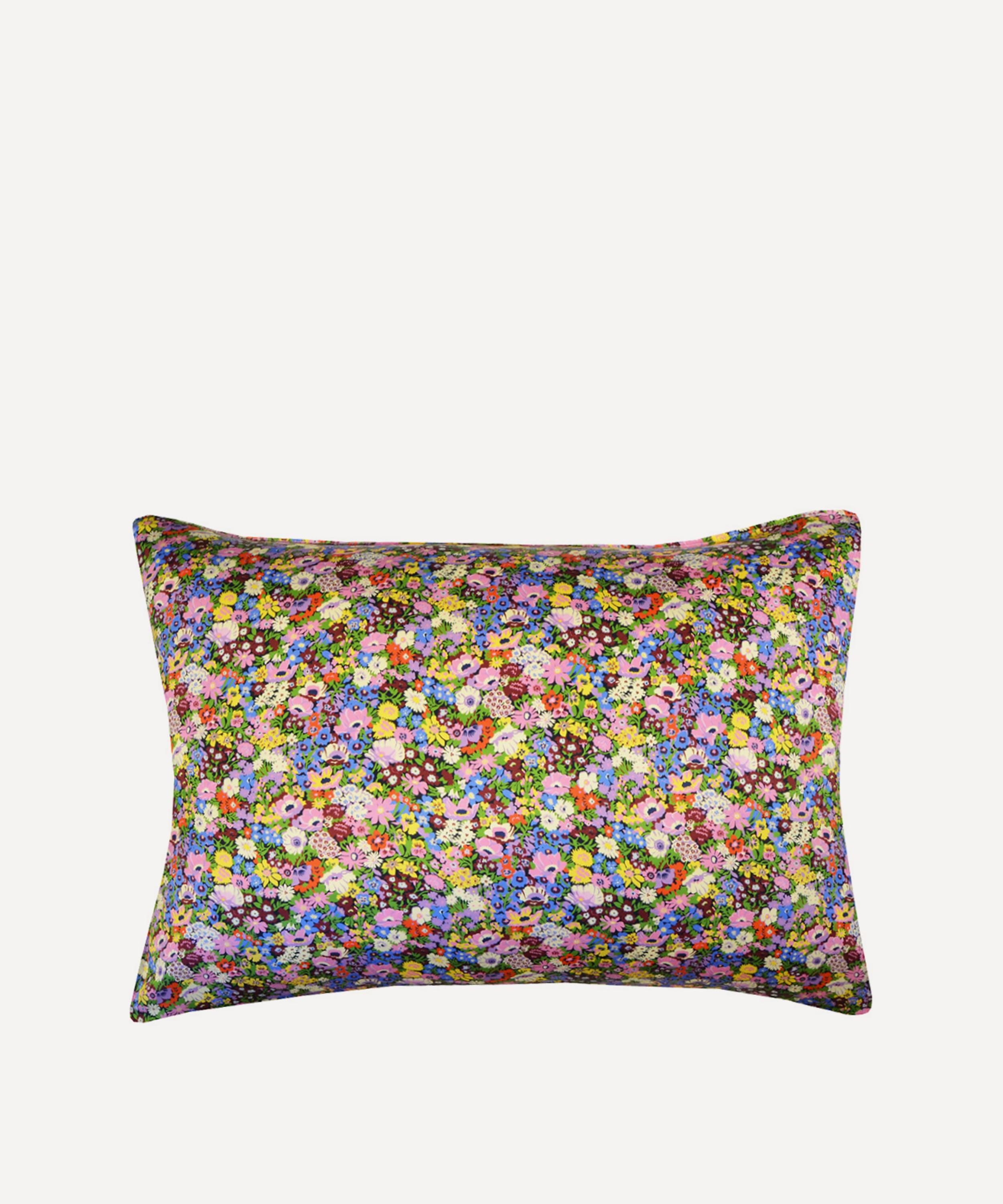 Coco & Wolf - Thorpeness Plum Silk Satin Pillowcases Set of Two image number 2