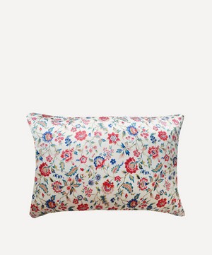 Coco & Wolf - Eva Belle Raspberry Silk Satin Pillowcases Set of Two image number 2