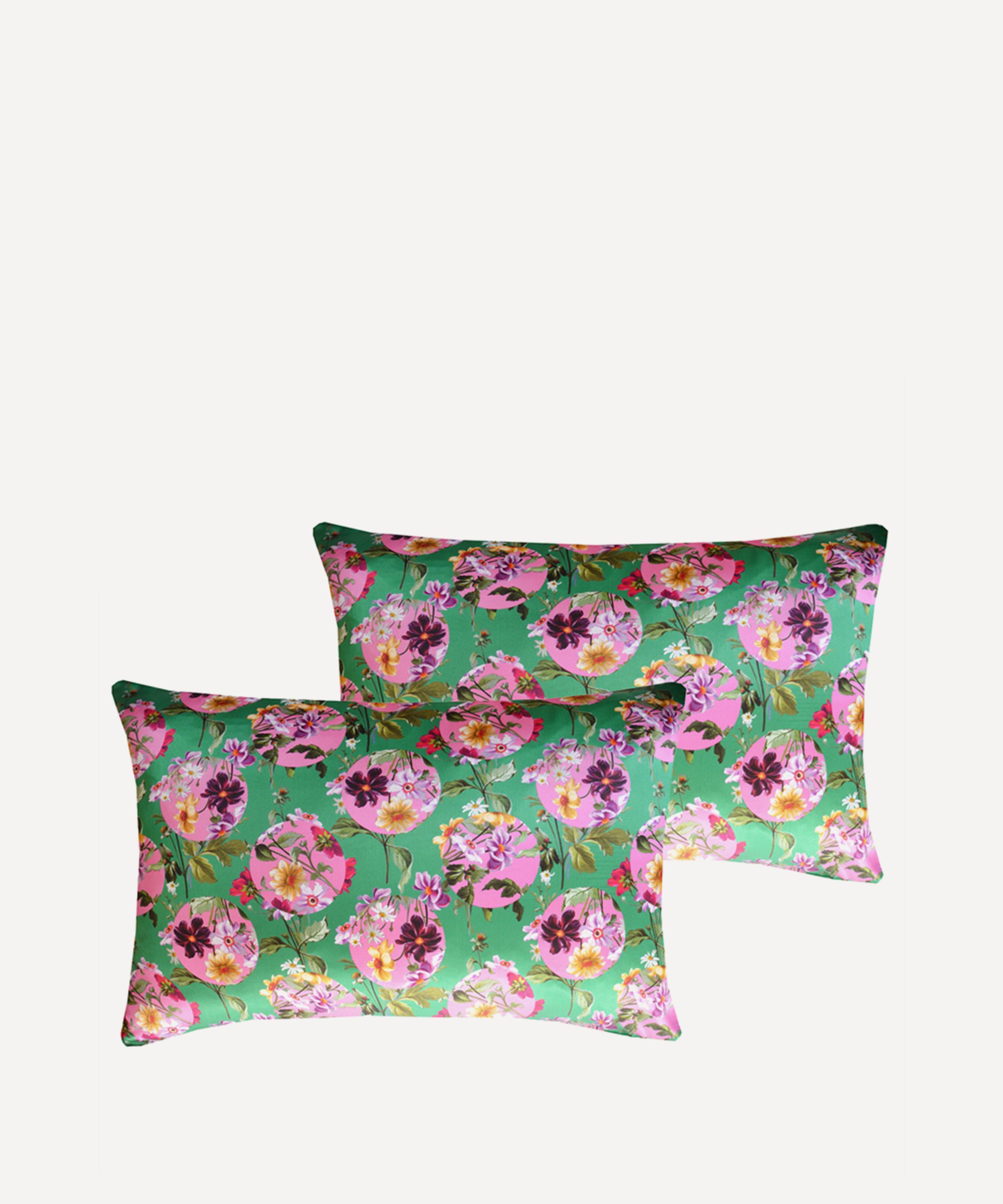 Coco & Wolf - Covington Silk Satin Pillowcases Set of Two image number 0