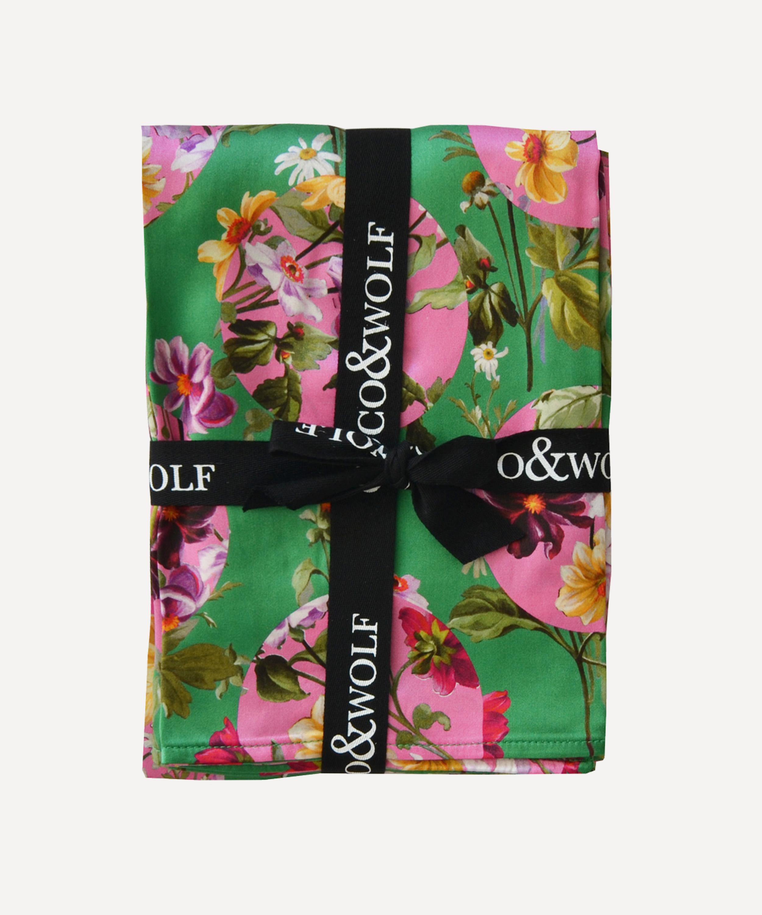 Coco & Wolf - Covington Silk Satin Pillowcases Set of Two image number 2