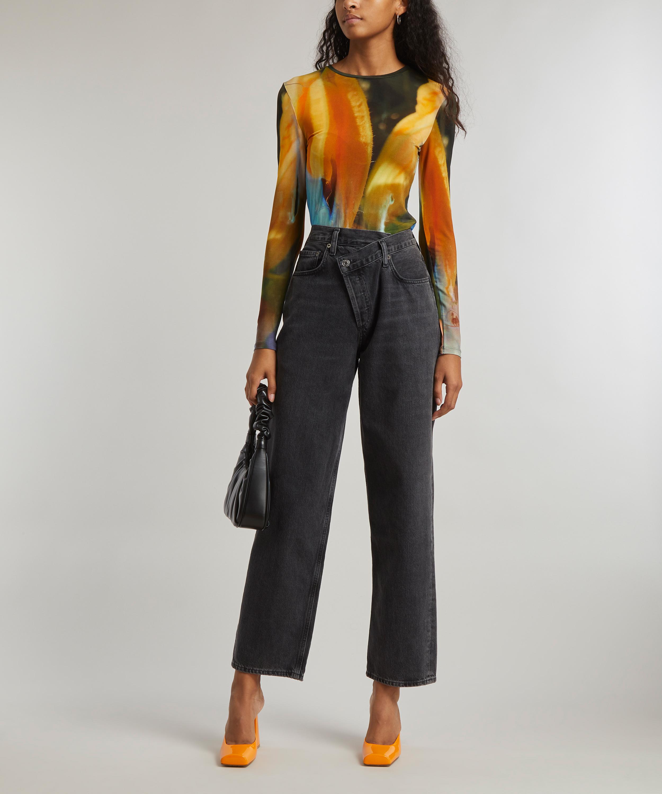 AGOLDE - Criss-Cross Straight-Leg Jeans image number 1