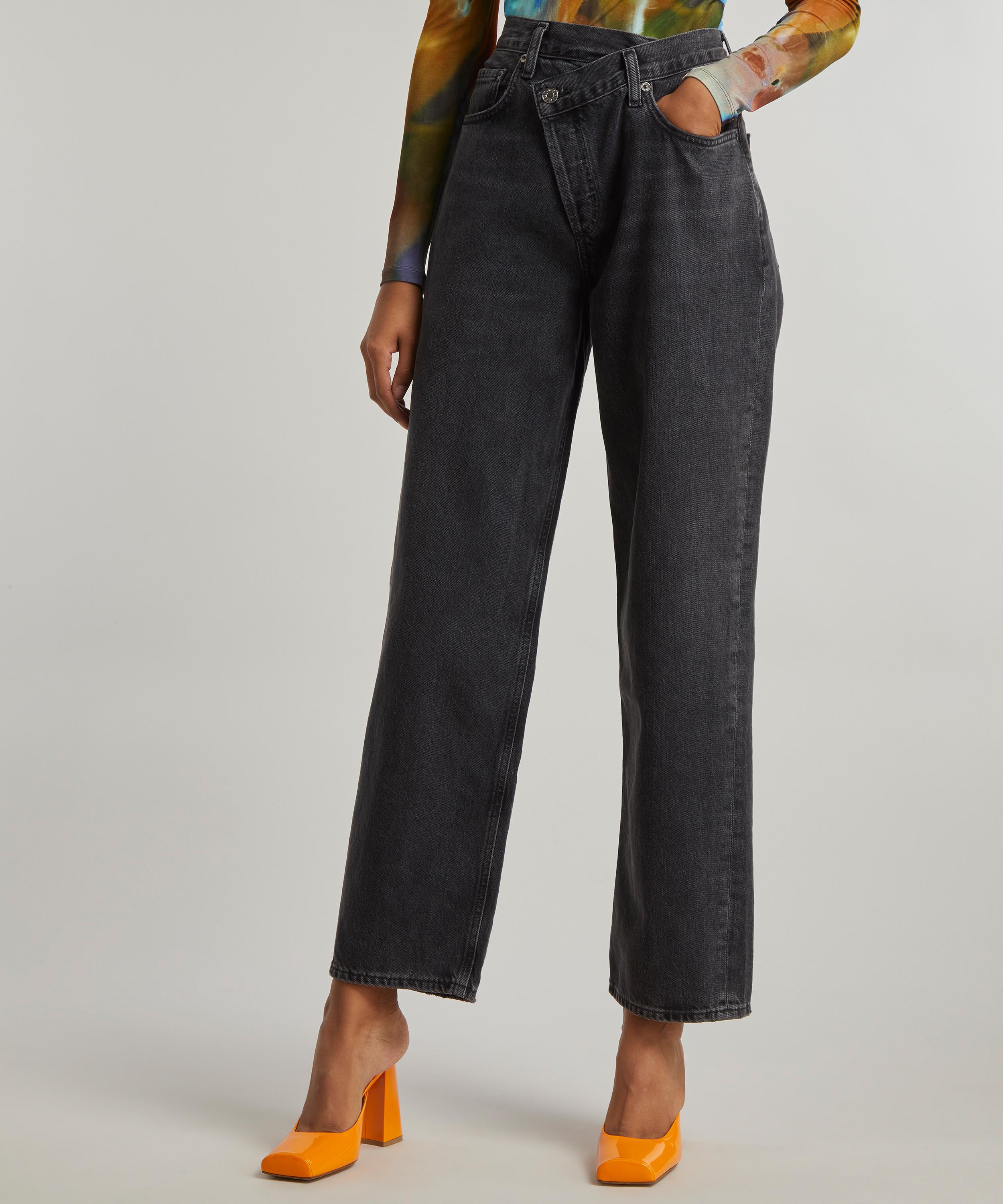 AGOLDE - Criss-Cross Straight-Leg Jeans image number 2