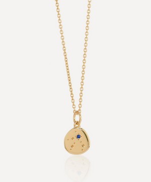 Auree - 18ct Gold-Plated Vermeil Silver Inari Virgo Zodiac Pendant Necklace image number 0