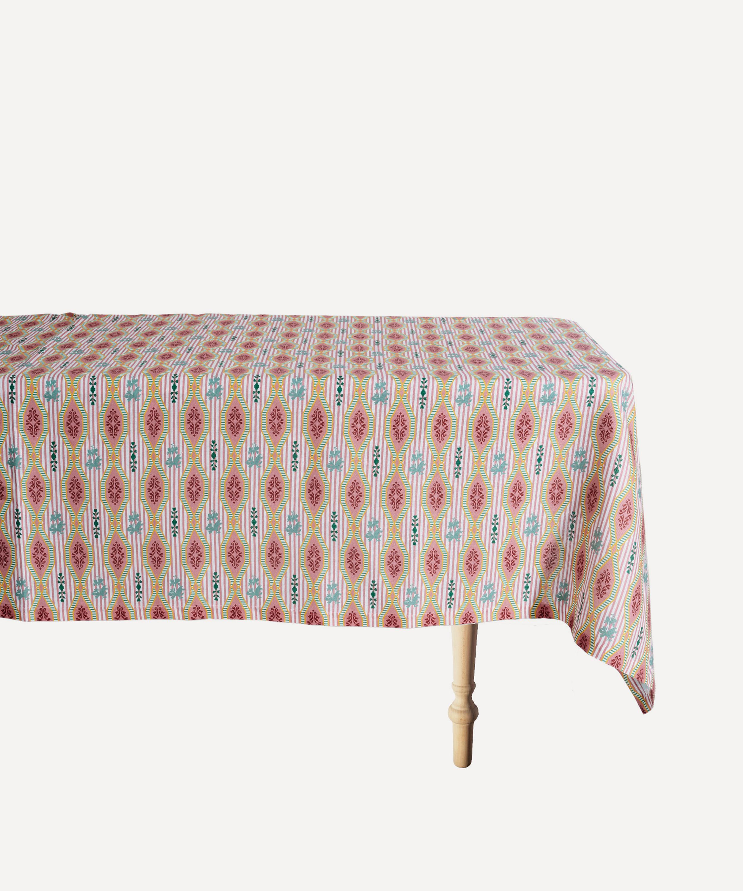 Cabana - Rosa Square 250x250cm Linen Tablecloth image number 0