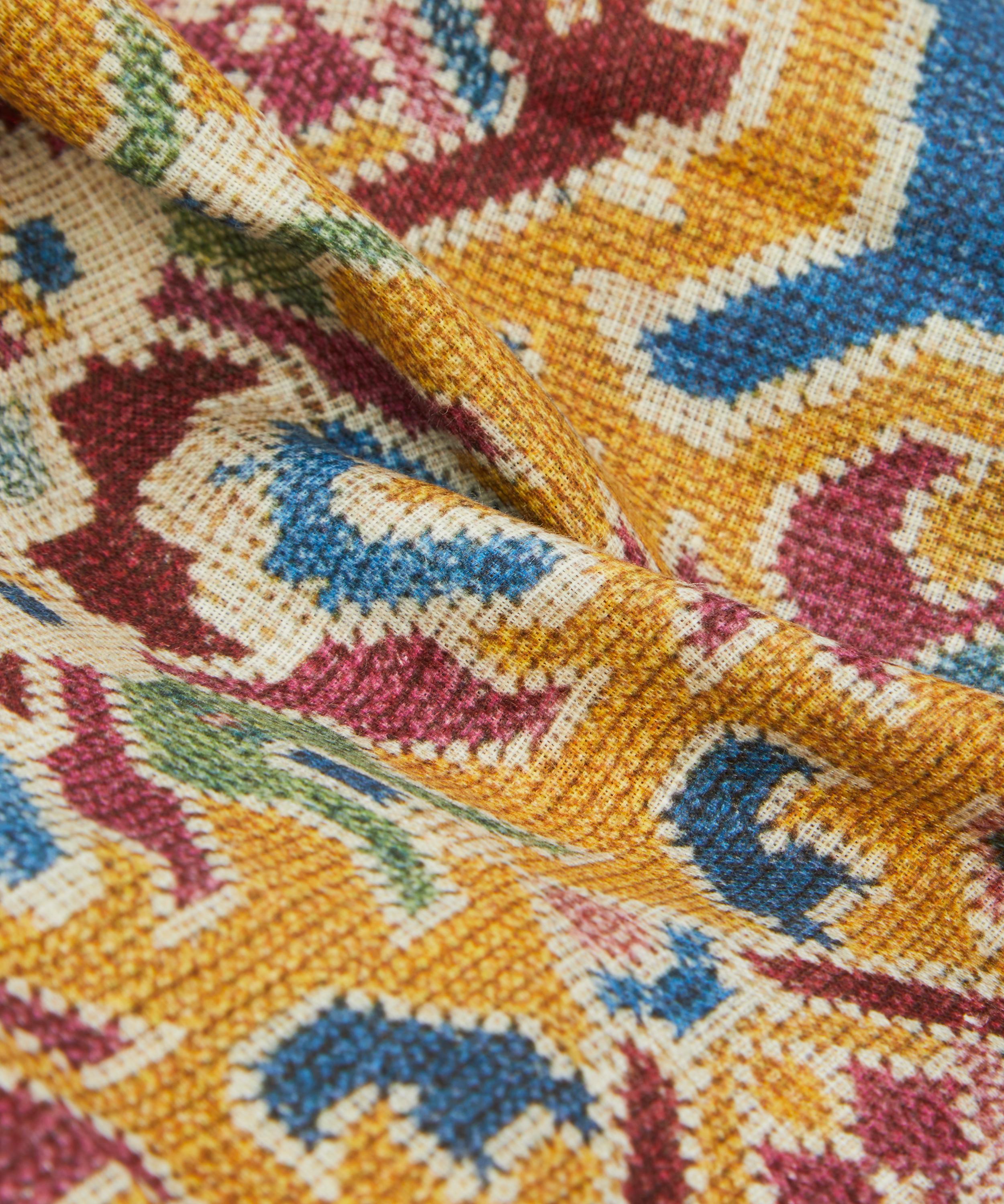 Cabana - Fiamma Yellow Square 250x250cm Linen Tablecloth image number 2