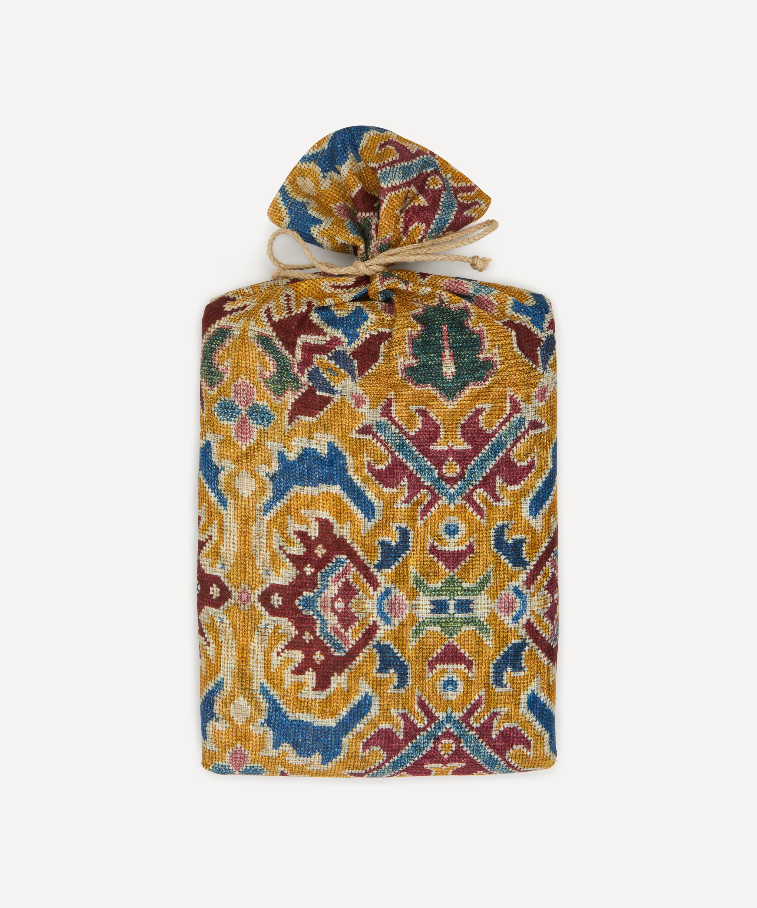 Cabana - Fiamma Yellow Square 250x250cm Linen Tablecloth image number 3
