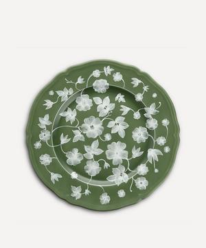 Cabana - Ginori Floral Charger Plate Green image number 0